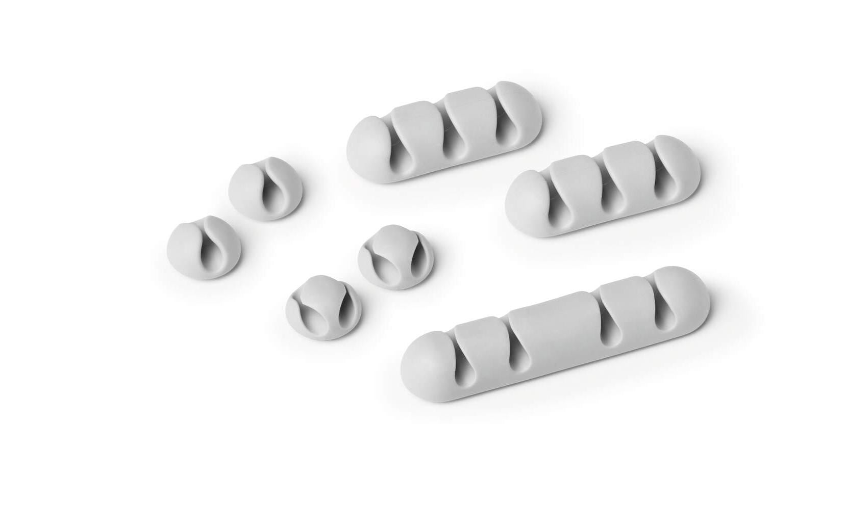 DURABLE Kabel-Clip Cavoline Clip Mix, 7 Stück, Grau