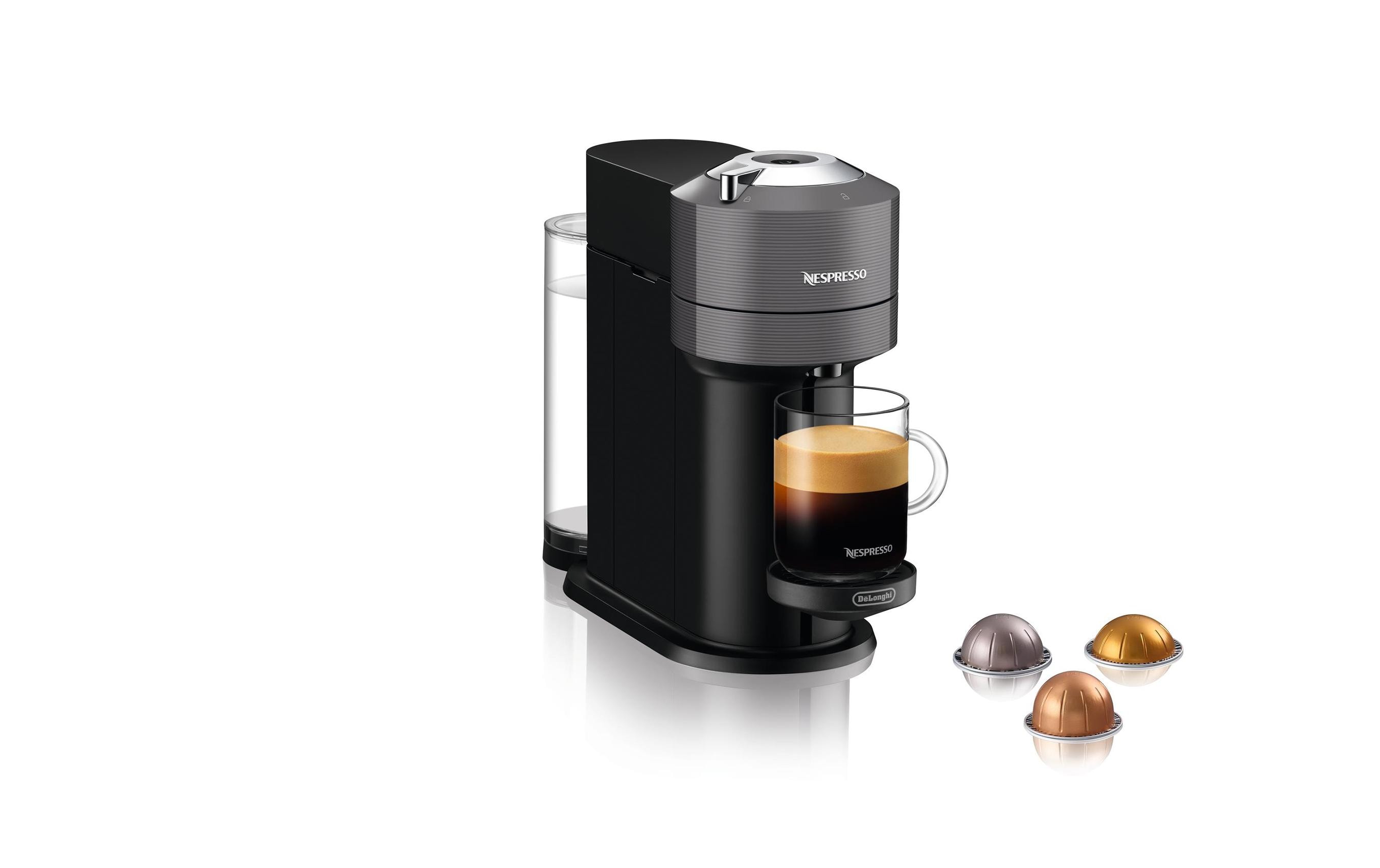 De'Longhi Kaffeemaschine Nespresso Vertuo Next ENV120.GY Grau