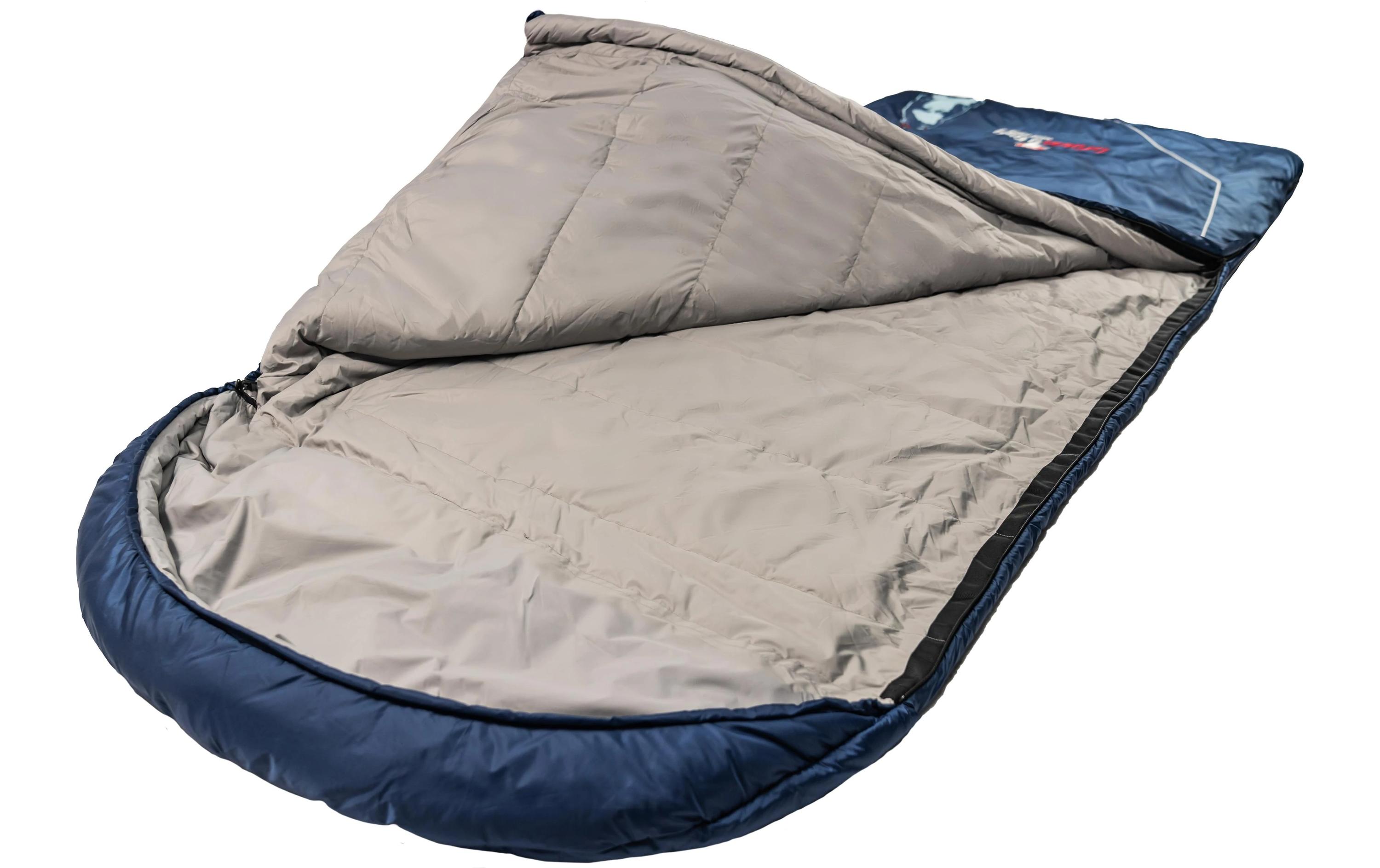 Grüezi Bag Schlafsack Biopod Wolle Murmeltier Comf. XXL Night Blue