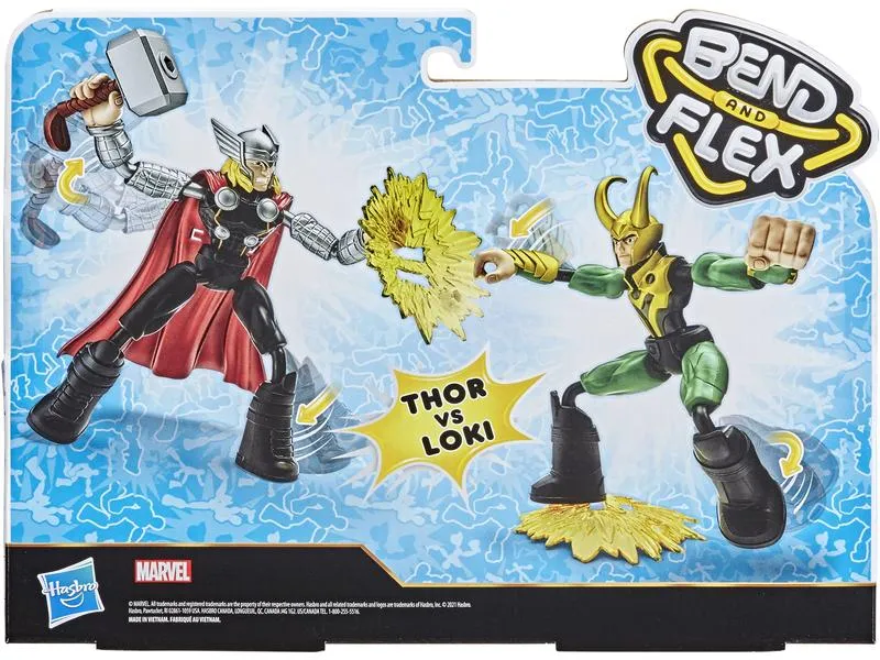 MARVEL Avengers Bend and Flex Thor gegen Loki MARVEL Avengers Bend and Flex Thor gegen Loki