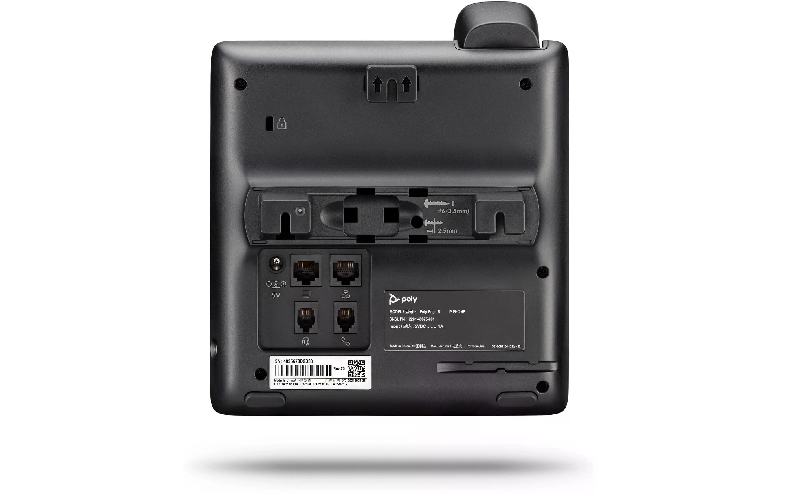 Poly Tischtelefon Edge B10 Schwarz, Google Voice Poly Tischtelefon Edge B10 Schwarz, Google Voice