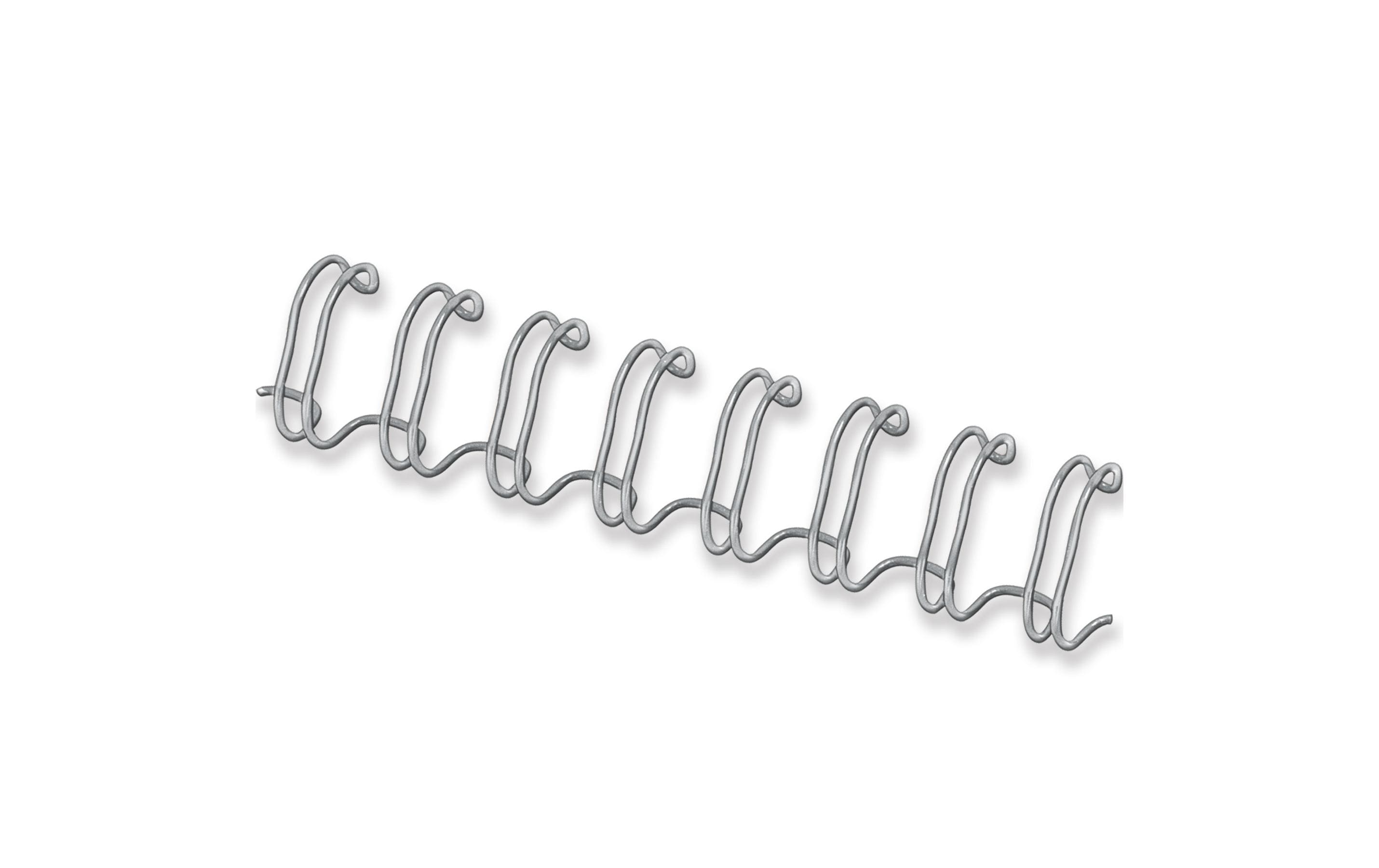 Fellowes Binderücken 10 mm Draht Silber, 100 Stück Fellowes Binderücken 10 mm Draht Silber, 100 Stück