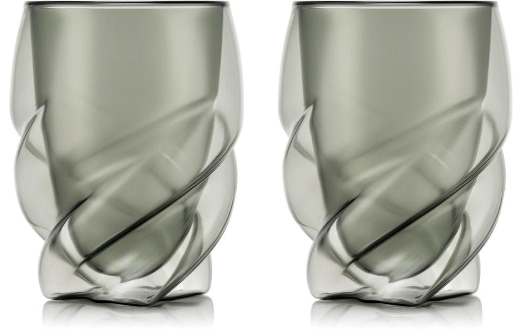 Bodum Pavina Paris Doppelwandgläser 270 ml, 2 Stück, Grau