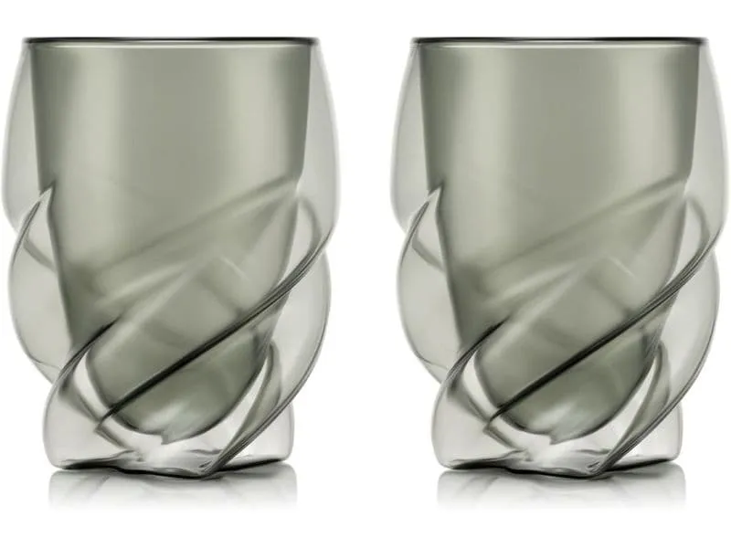 Bodum Pavina Paris Doppelwandgläser 270 ml, 2 Stück, Grau