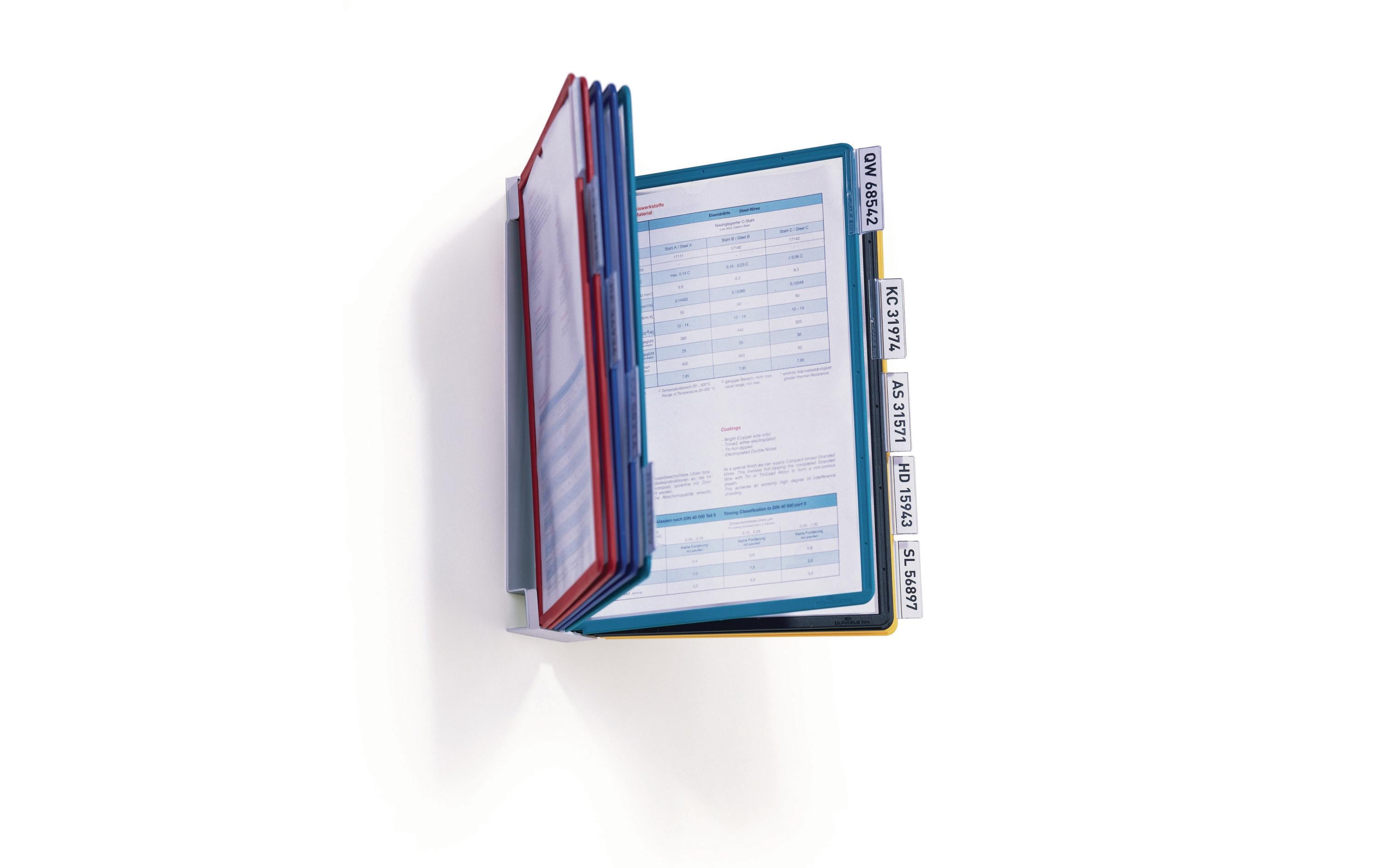 DURABLE Dokumentenhalter Vario Wall 10 Mehrfarbig