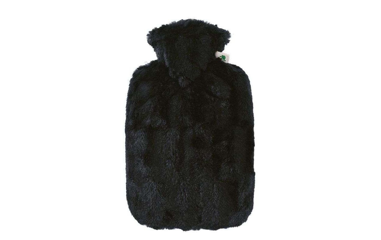 Hugo Frosch Bettflasche Wärmflasche 1.8 Liter, Schwarz