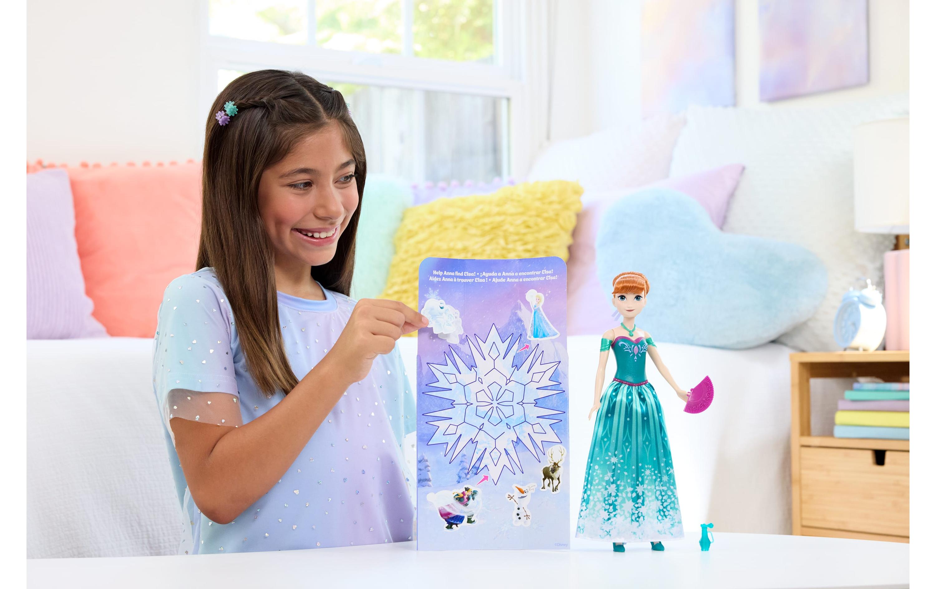 Disney Frozen Puppe Eiskönigin Spin & Reveal Anna