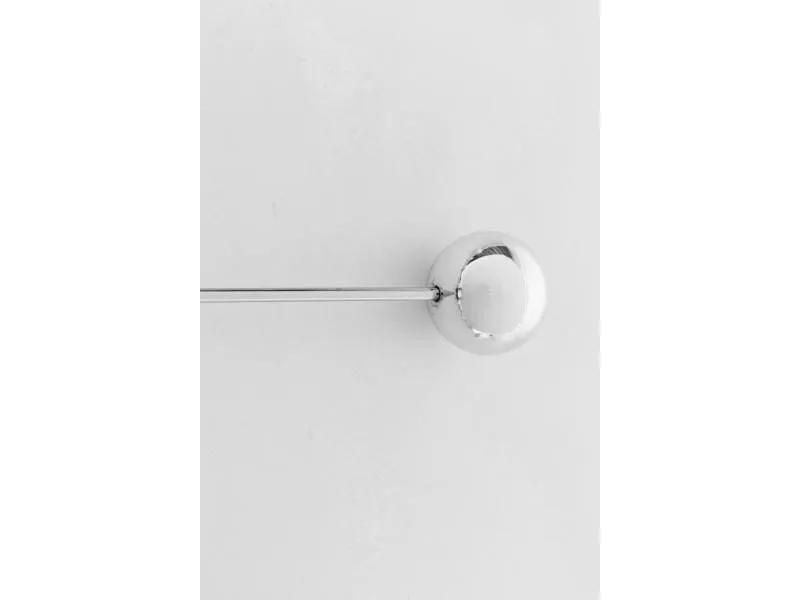 Kare Wanduhr Umbrella Ø 60 cm Chrome