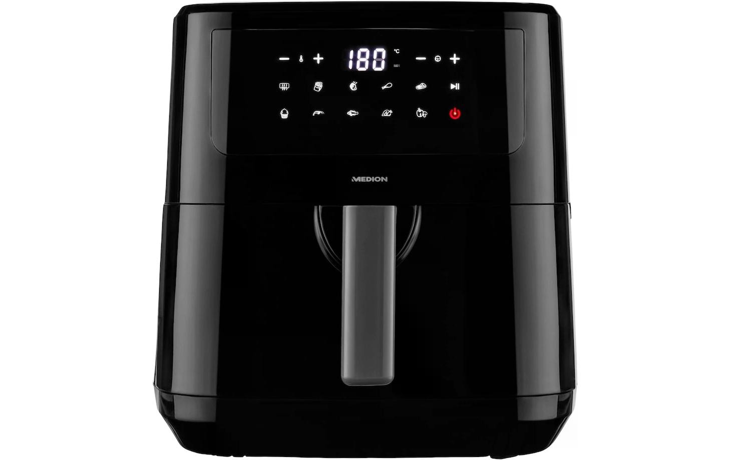 Medion Heissluft-Fritteuse MD 11750 7.2 l, Schwarz