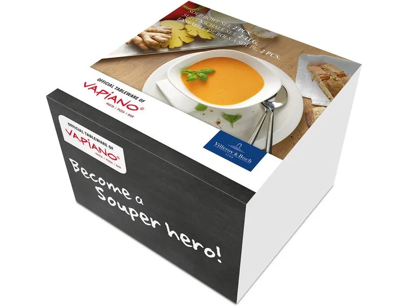 Villeroy & Boch Vapiano Suppenschale 2 Stück, Weiss Villeroy & Boch Vapiano Suppenschale 2 Stück, Weiss