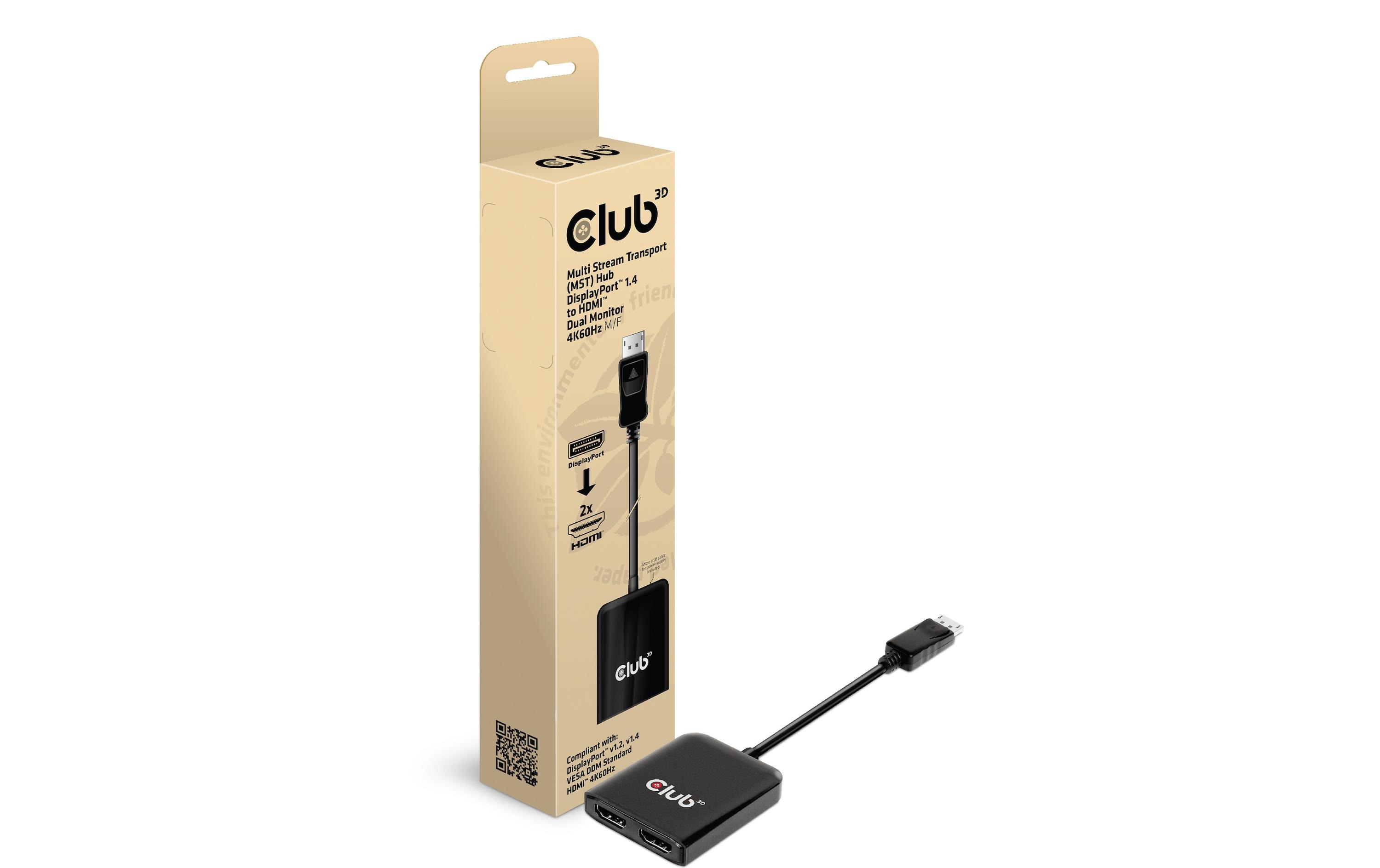 Club 3D Adapter CSV-7200H DisplayPort - HDMI