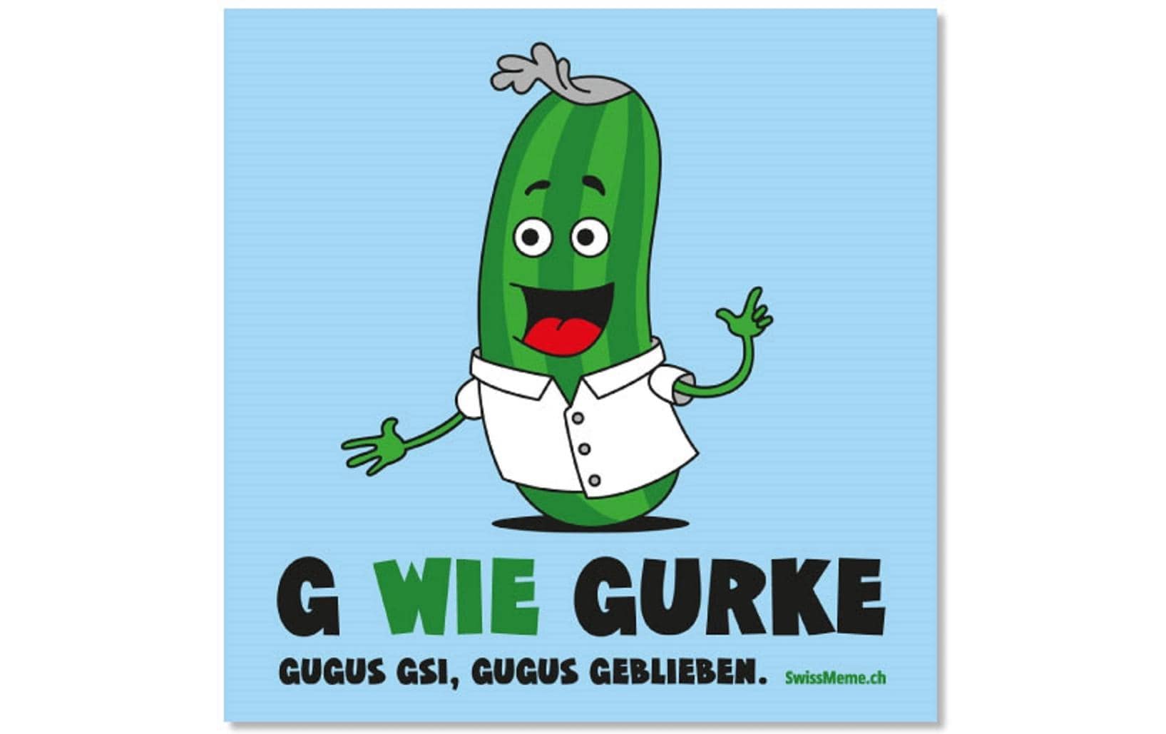 Swissmeme Mini Büchlein G wie Gurke