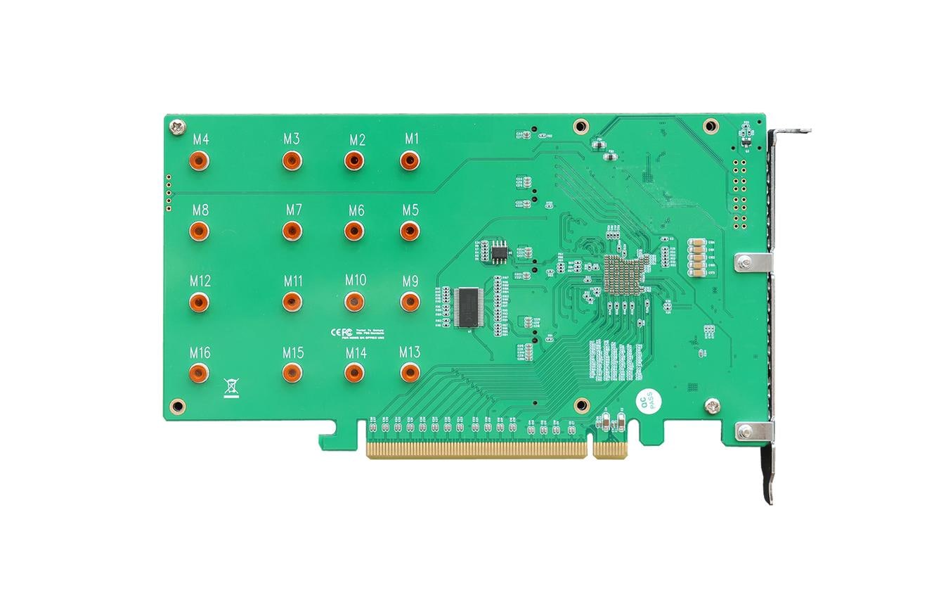 Highpoint Host Bus Adapter Rocket 1104 PCI-Ex16v3 - 4x M.2 NVMe