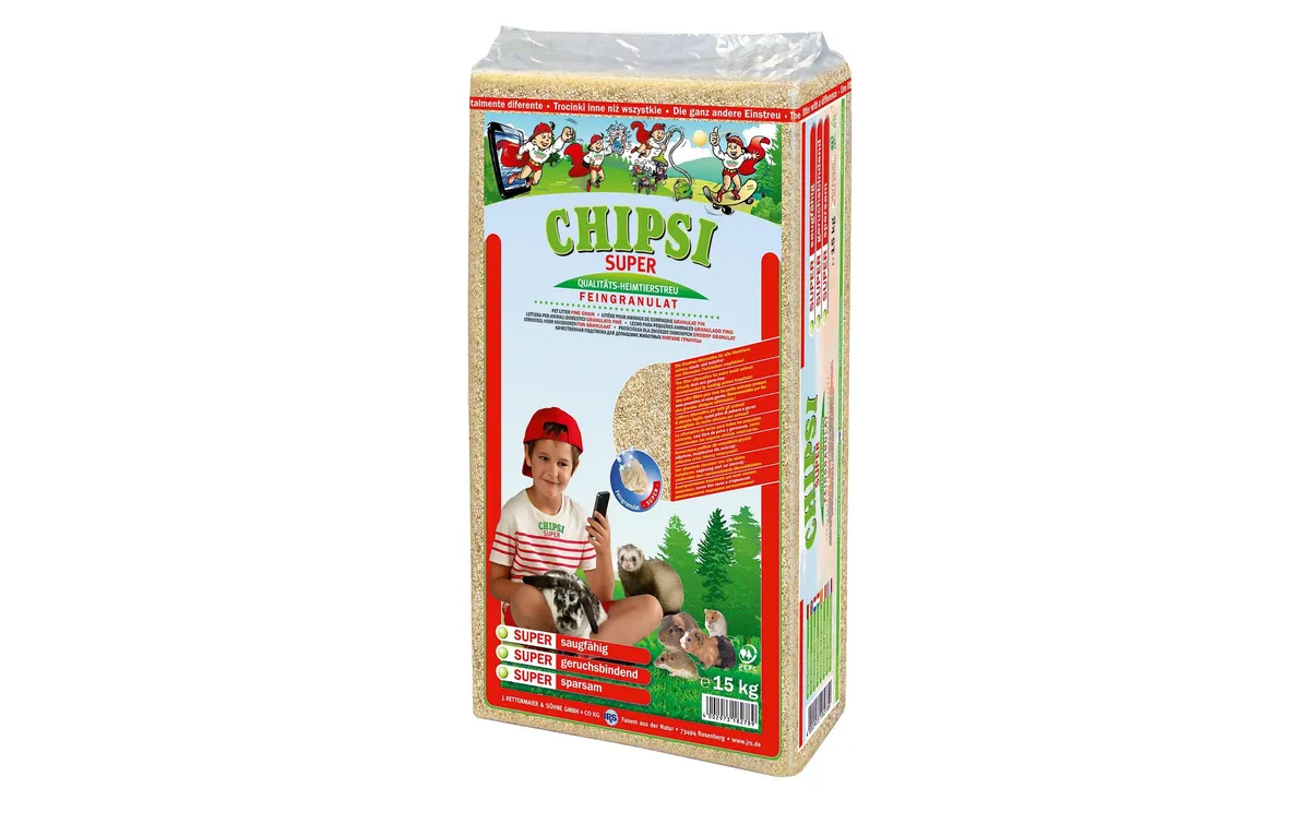 CHIPSI Einstreu Super Granulat, 15 kg