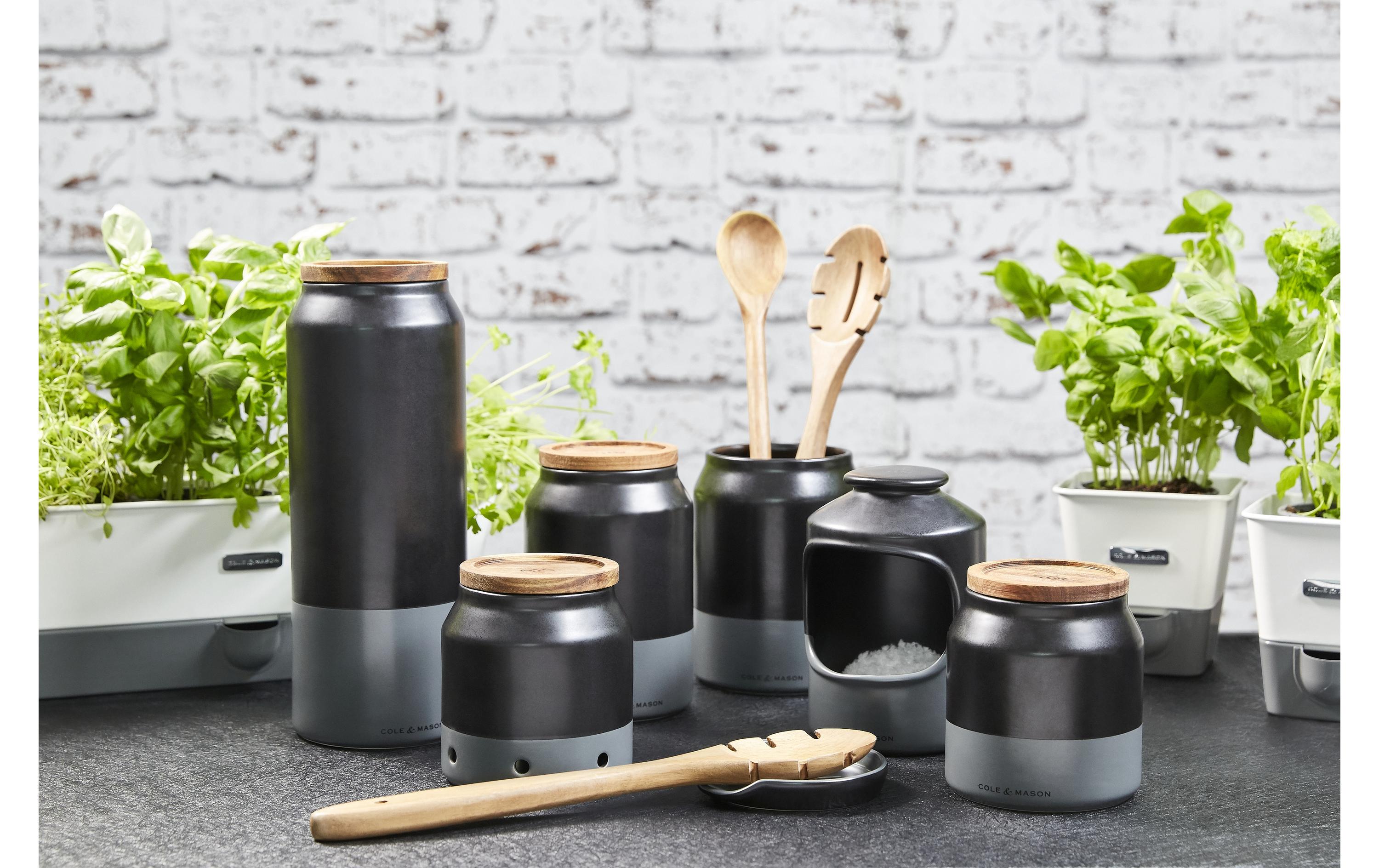 Cole&Mason Küchenutensilienhalter Linton Grau/Schwarz