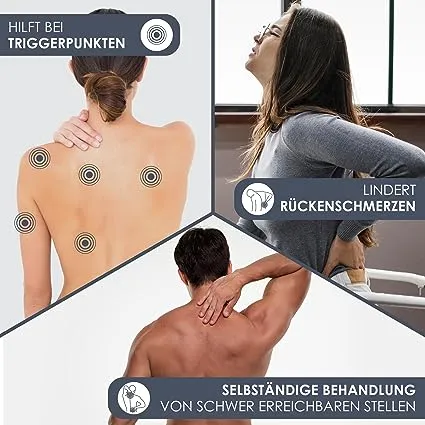 CHIROGUN® Duo Triggerpunkt Drücker mit Saugnapf Black CHIROGUN® Duo Triggerpunkt Drücker mit Saugnapf Black