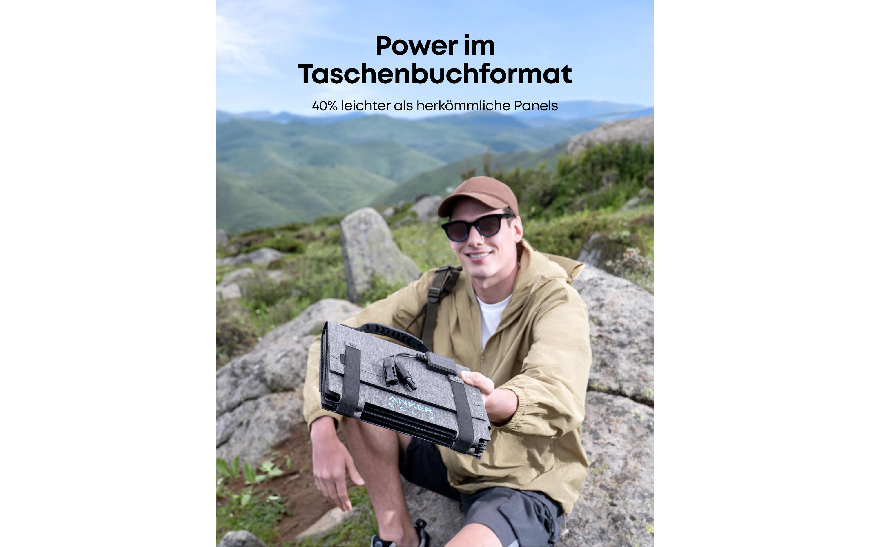 Anker Solarpanel SOLIX PS60 Port. Solar Panel 60 W