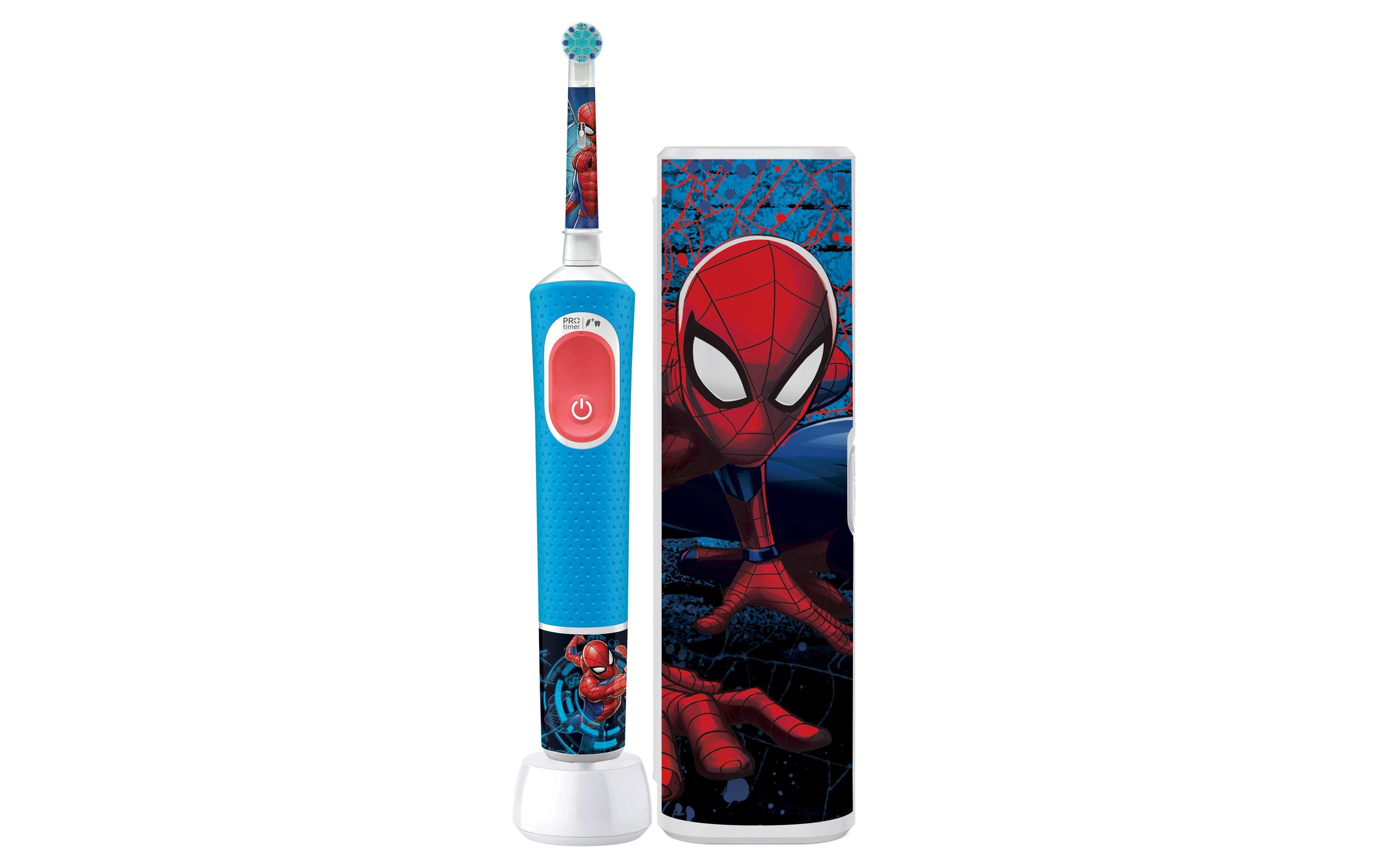Oral-B Rotationszahnbürste Vitality Pro 103 Kids Spider Blau