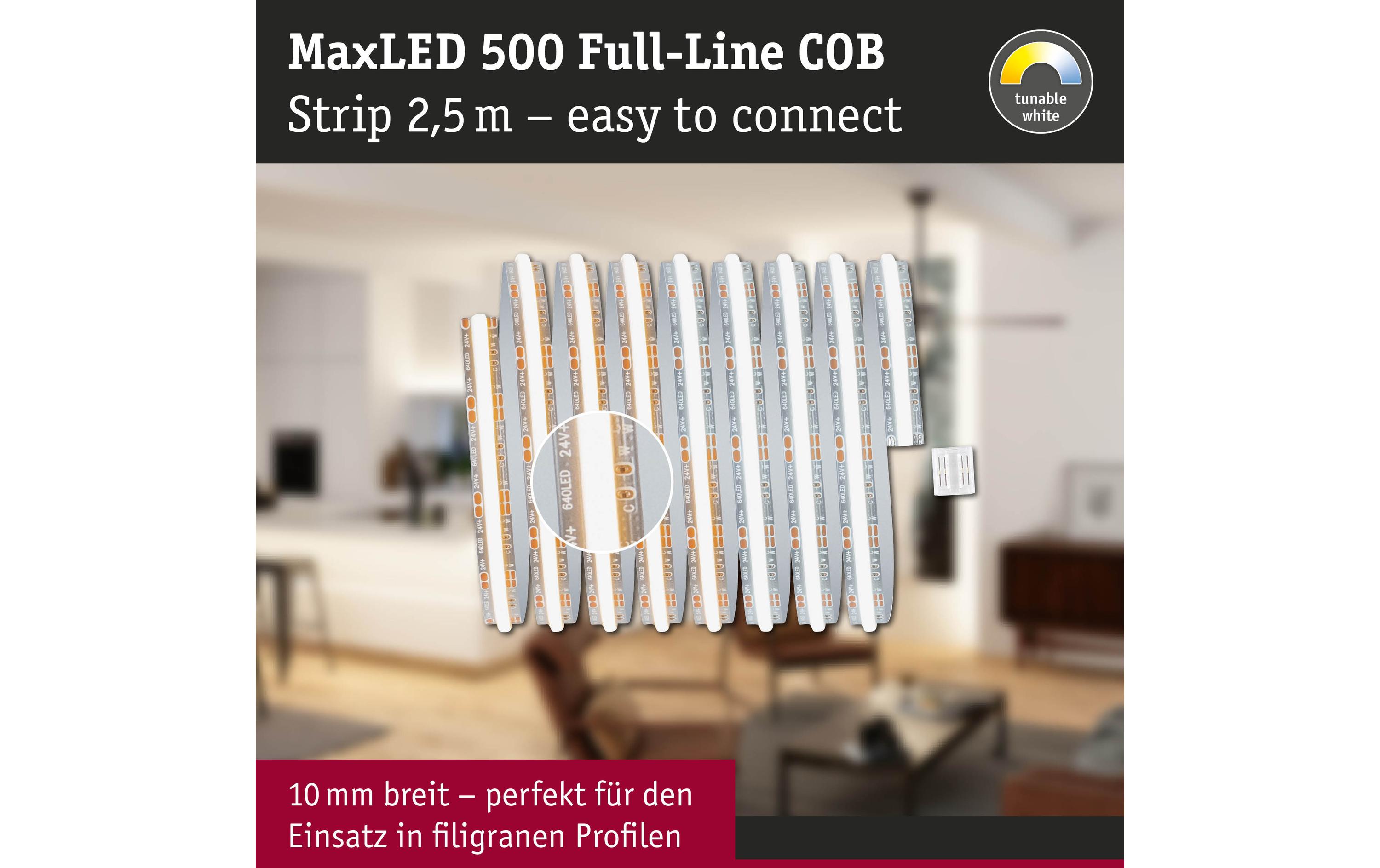 Paulmann MaxLED 500 LED Strip Full-Line COB Einzelstripe