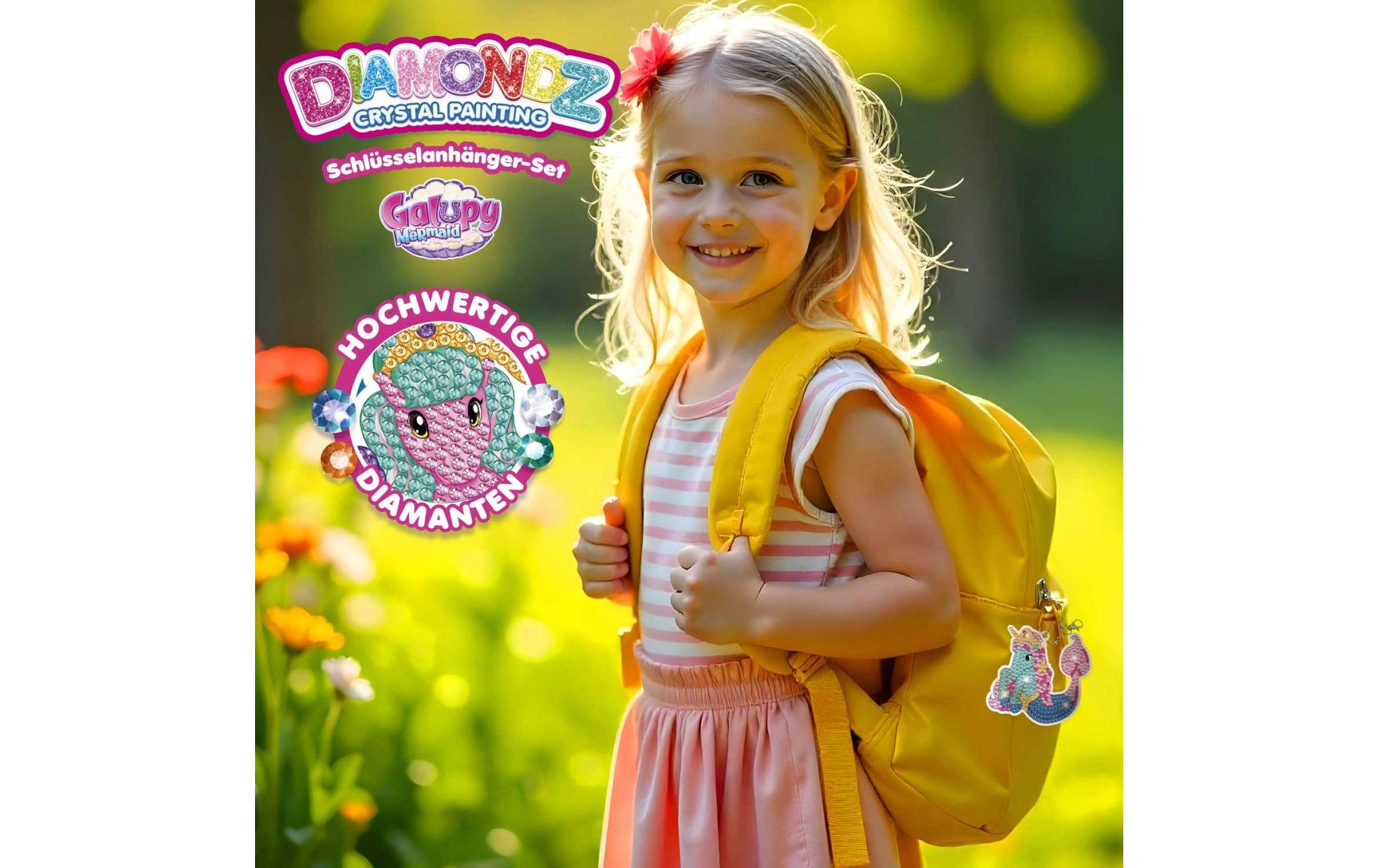 Craze Diamondz Keychain Set Galupy Mermaid