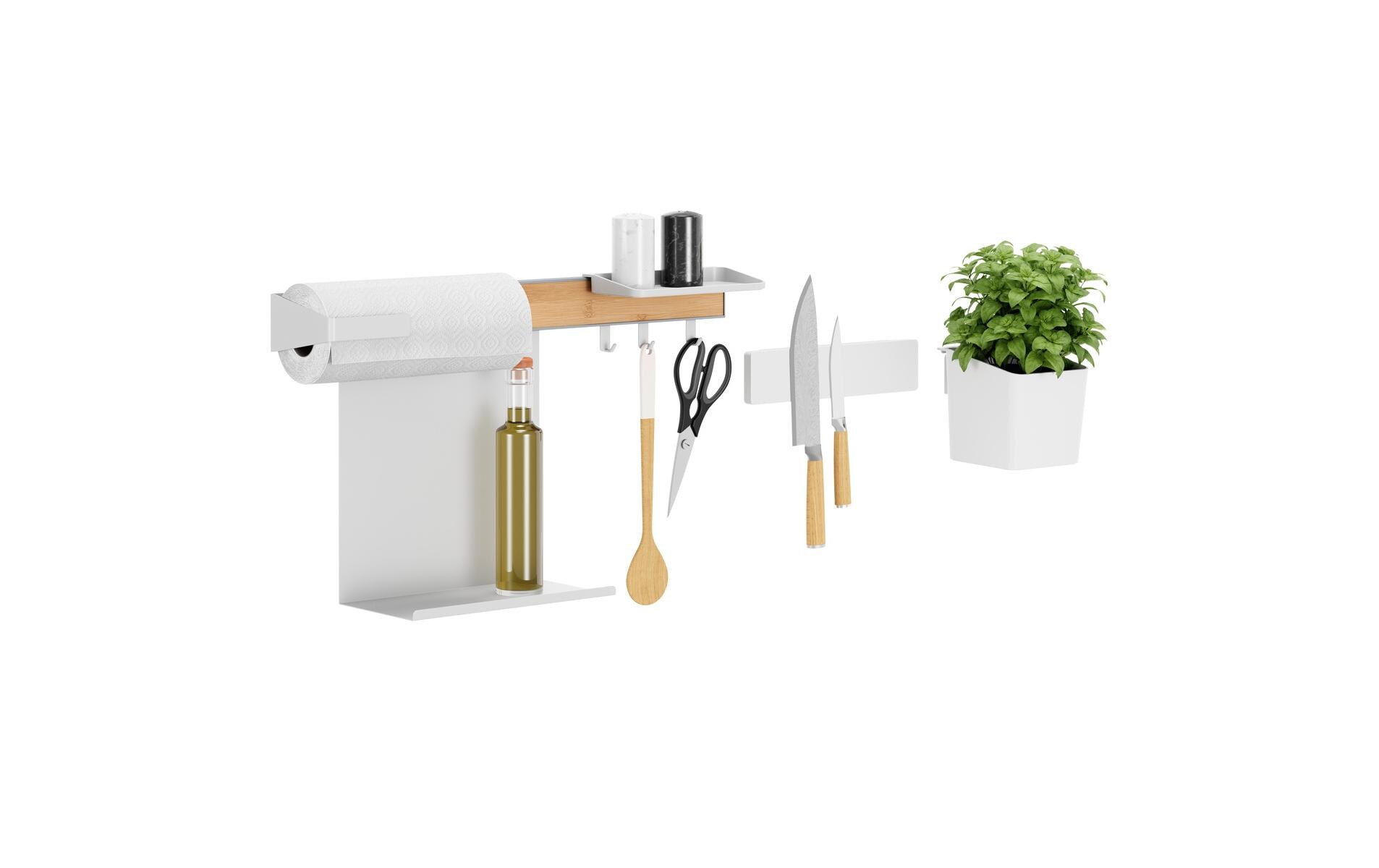 tesa Kombi Set L Bambus/Weiss