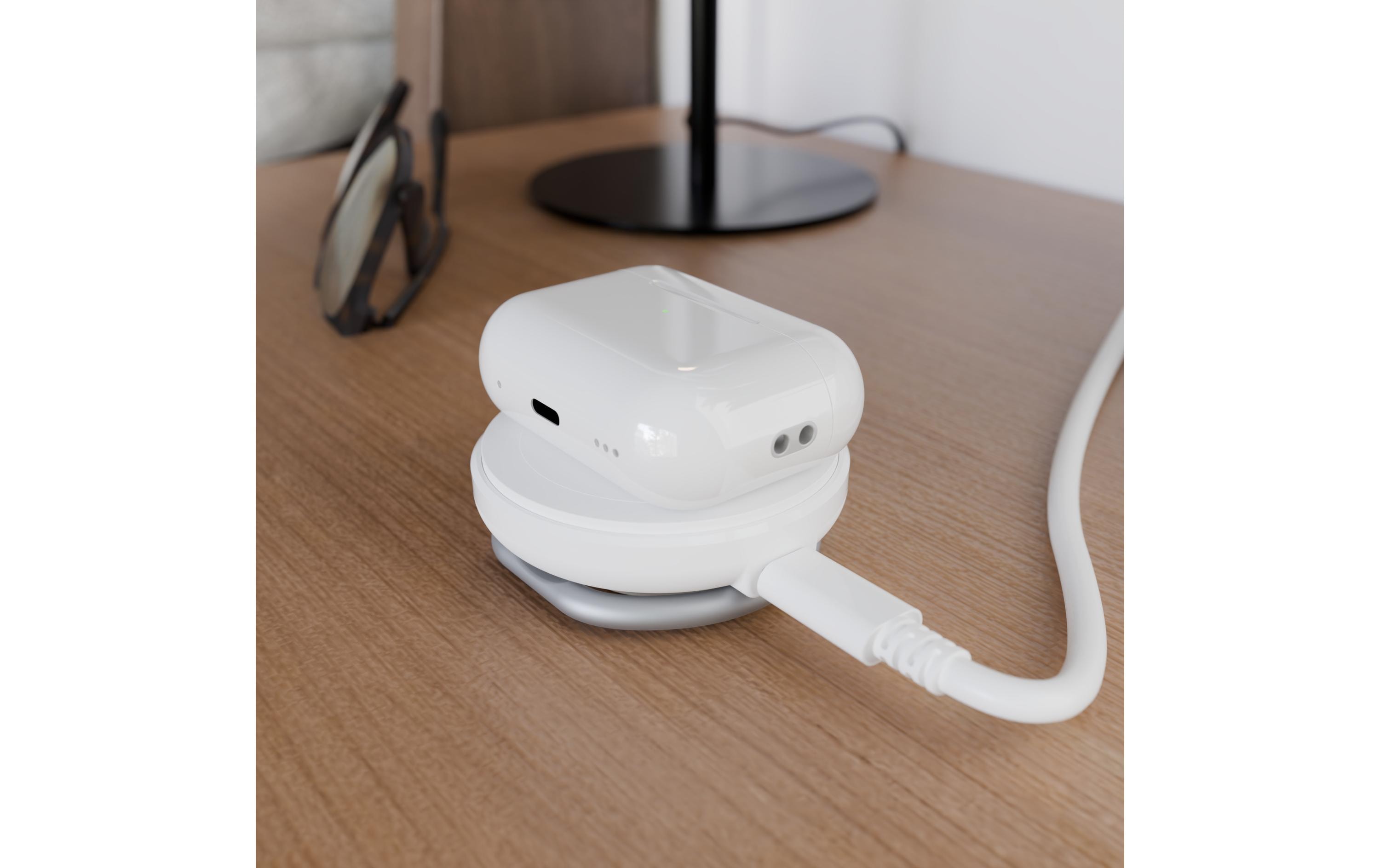 HYPER Wireless Charger Qi2 2-in-1, Weiss