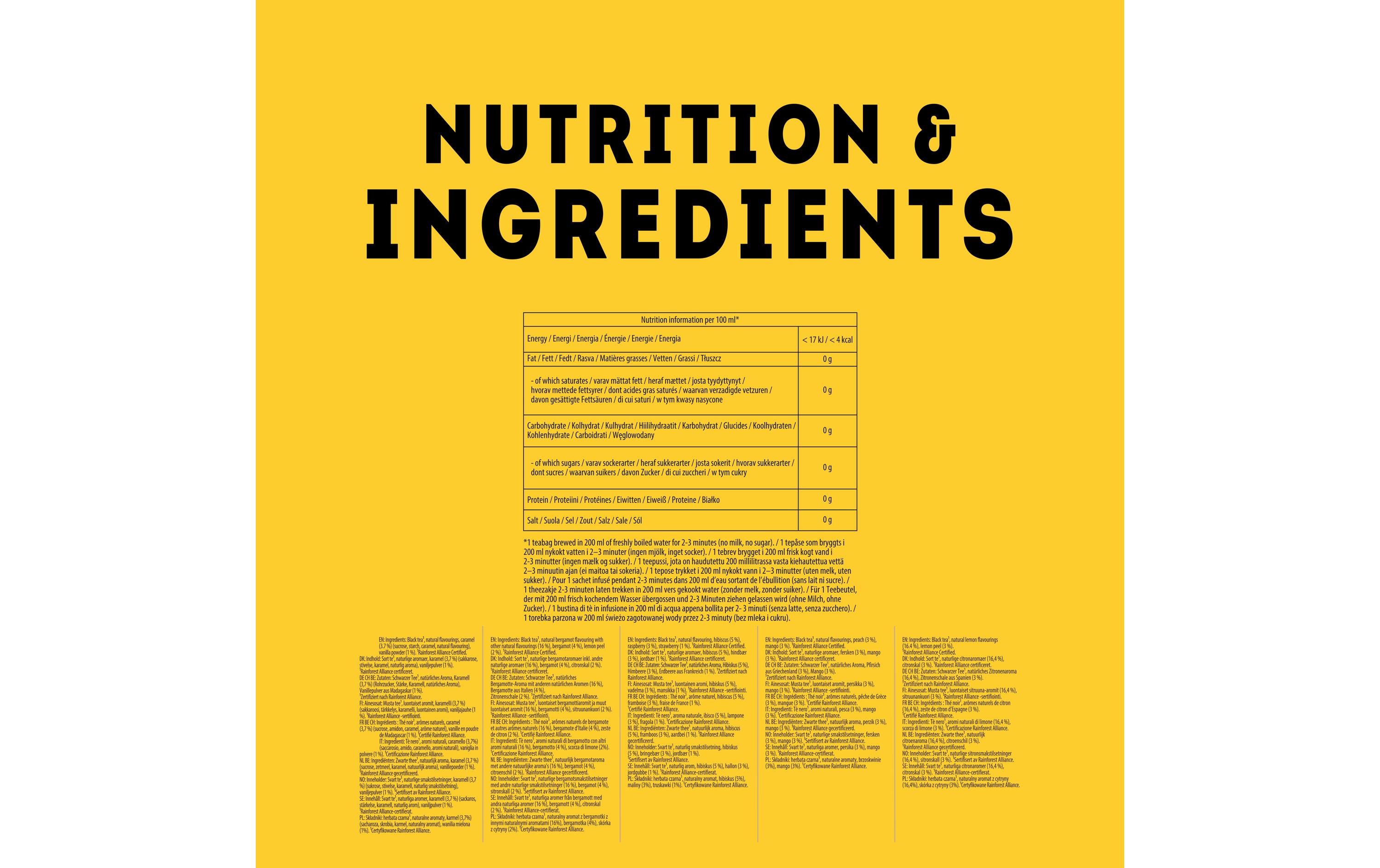 Lipton Teebeutel Discovery Collection 50 Stück