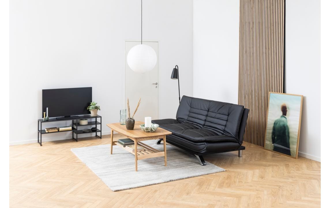 AC Design Couchtisch Emma Braun, 130 x 70 x 51 cm