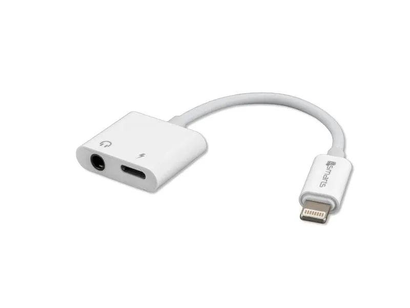 4smarts Adapter Audio and Charging Splitter -> Lightning & 3.5mm Aux 4smarts Adapter Audio and Charging Splitter -> Lightning & 3.5mm Aux