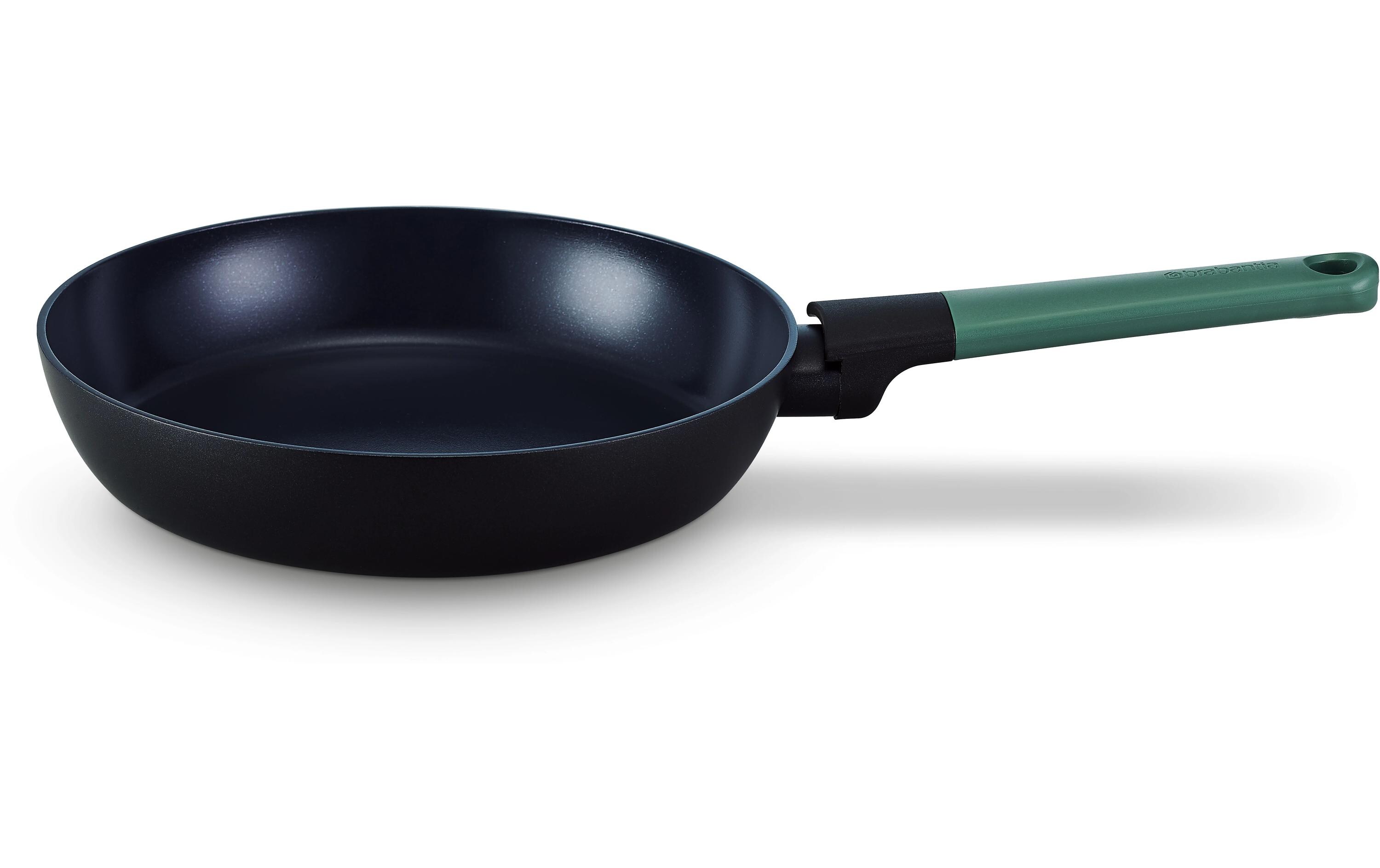 Brabantia Bratpfanne Tasty+ 24 cm, Schwarz/Fir Green