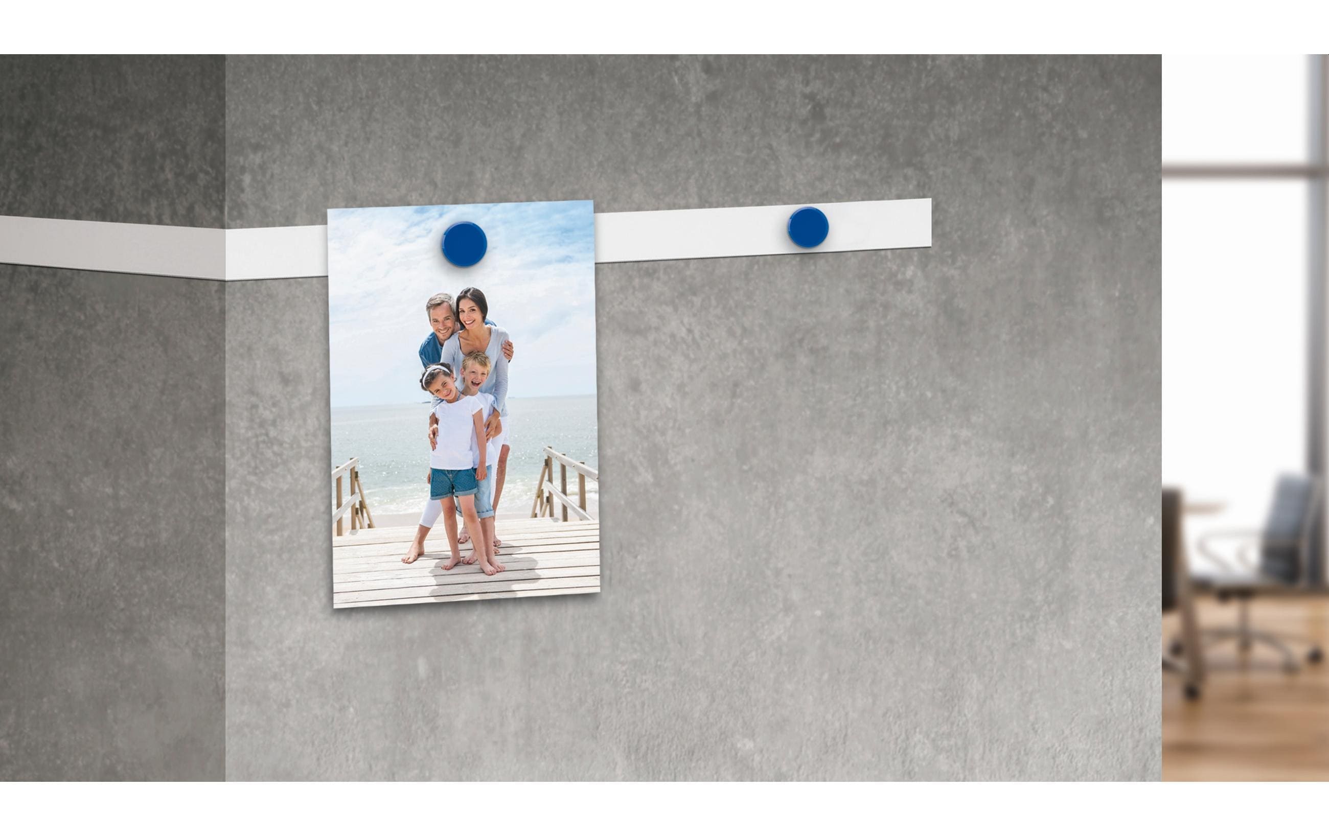 Maul Magnetband 35 mm x 25 m, Weiss