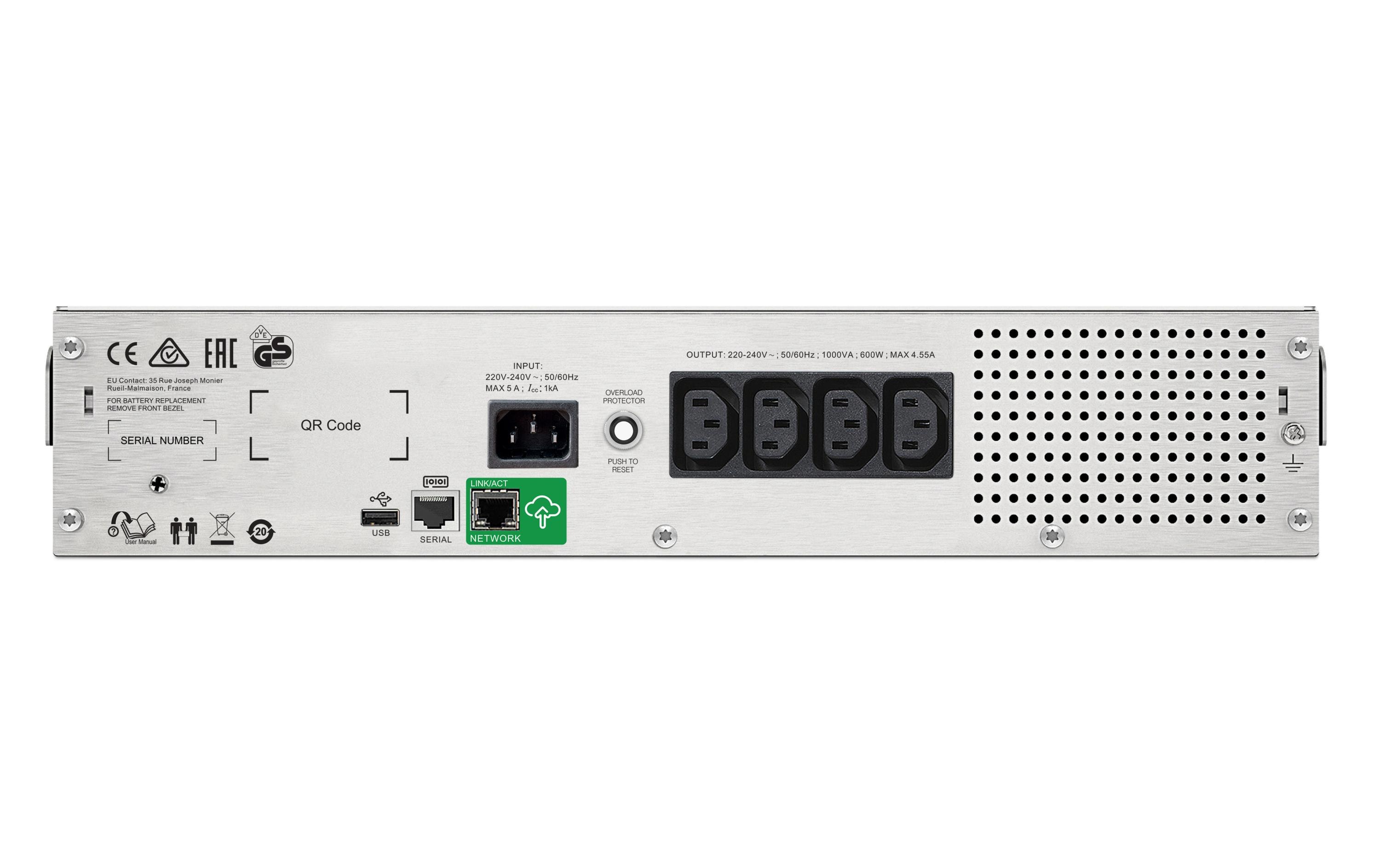 APC USV SMC1000I-2UC 1000 VA / 600 W