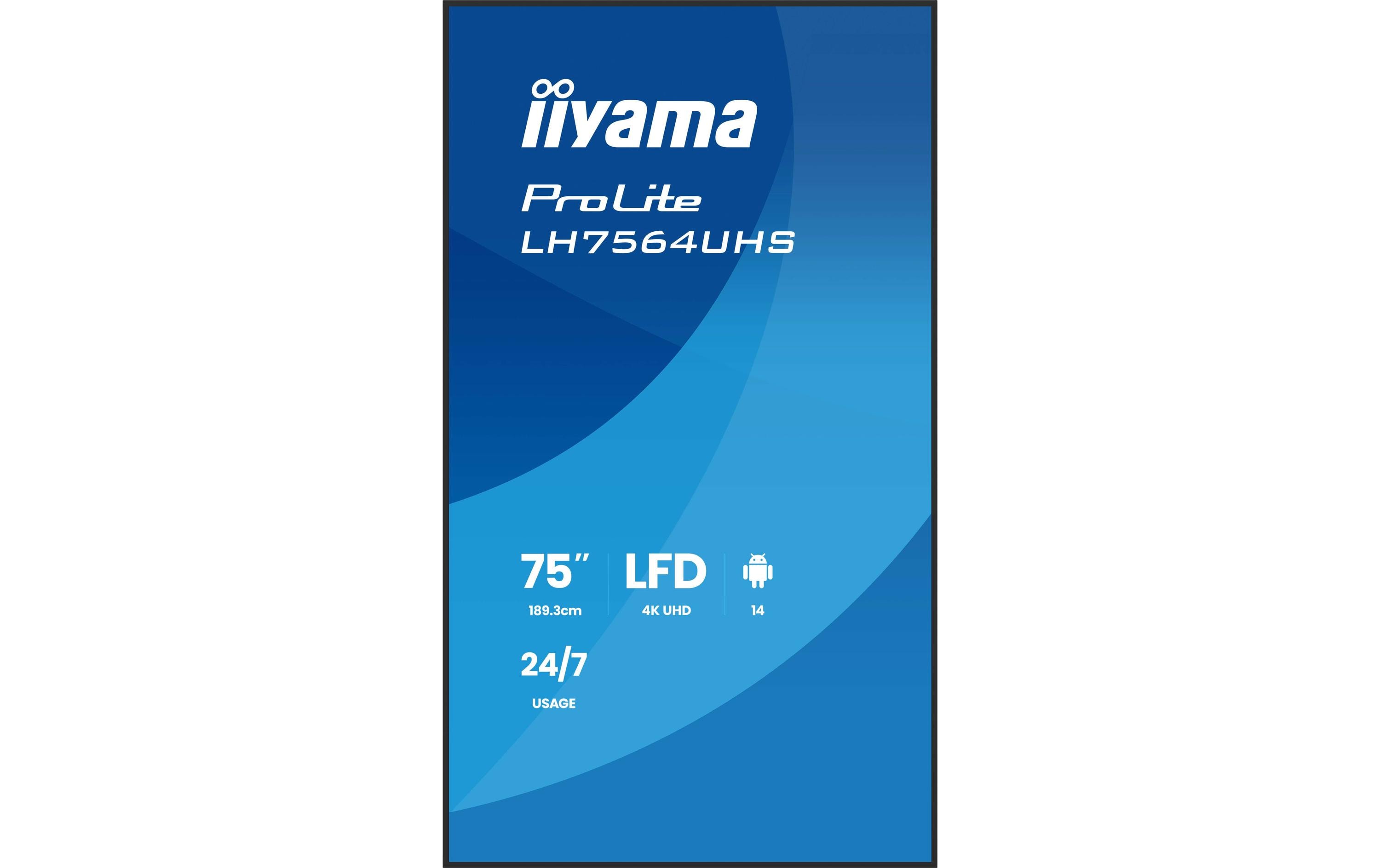 iiyama Public Display LH7564UHS-B1AG 75