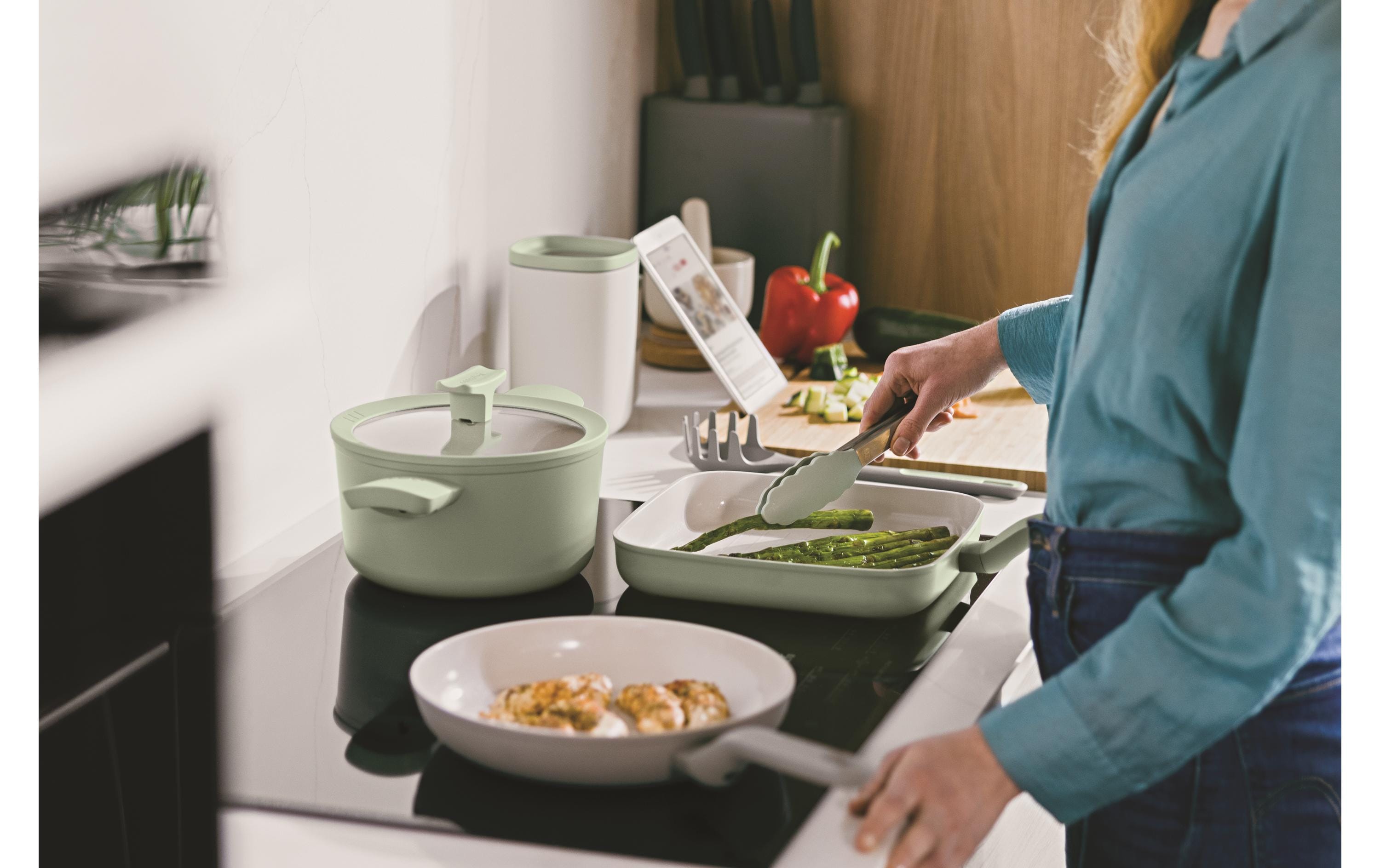 BergHOFF Grillpfanne Leo Balance Sage 28 cm BergHOFF Grillpfanne Leo Balance Sage 28 cm