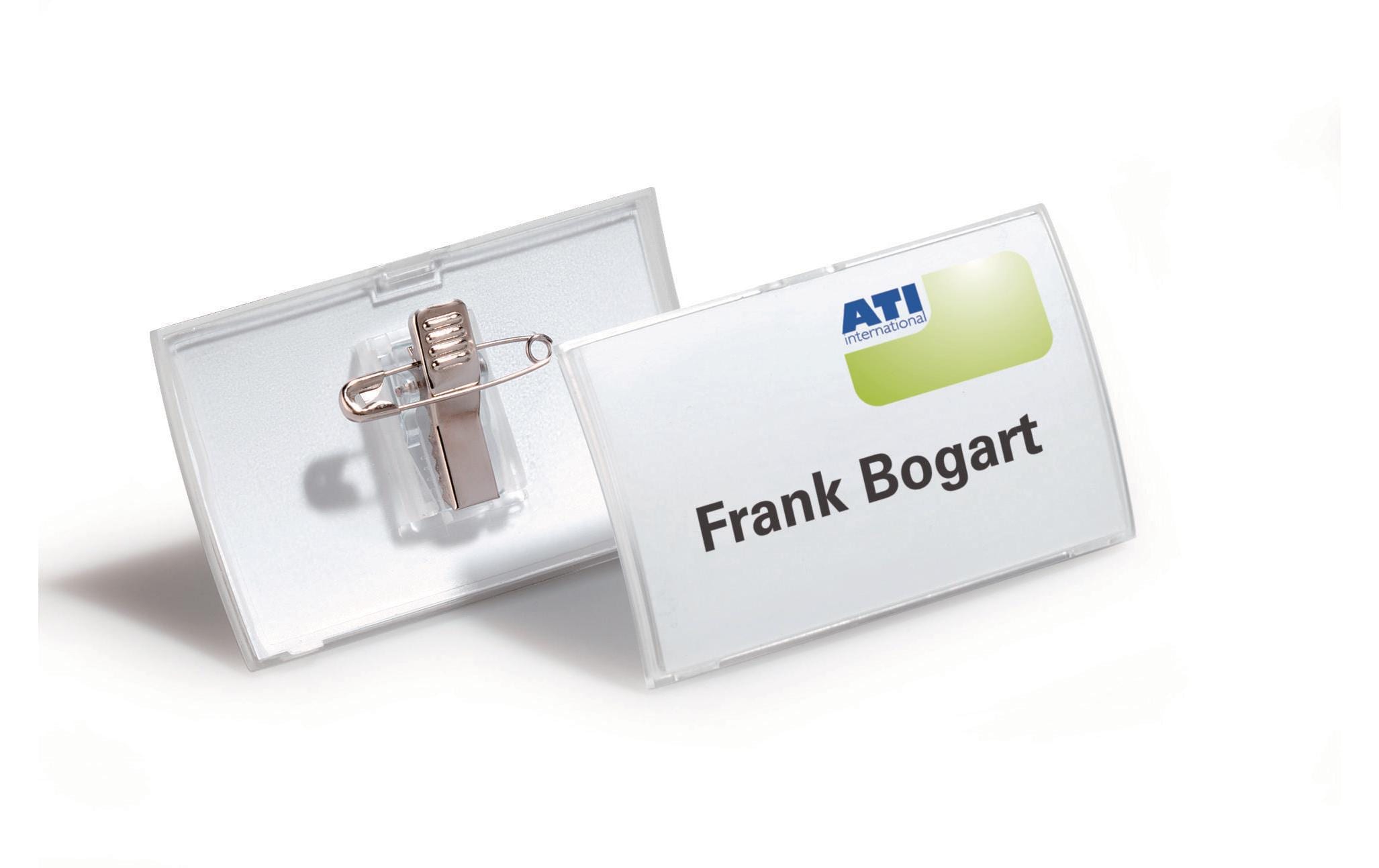 DURABLE Namensschild mit Clip Click Fold 25 x 40x75 mm