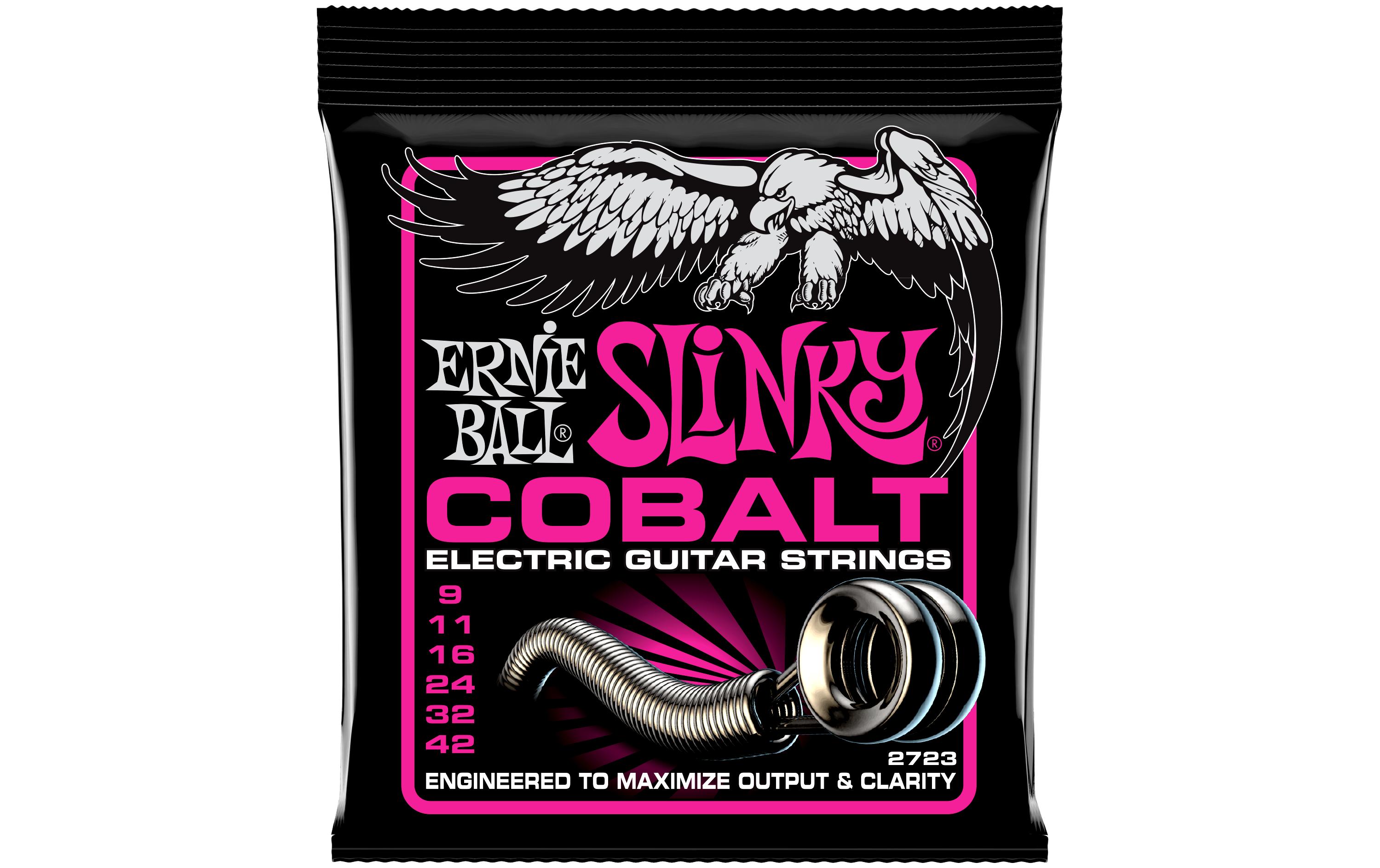 Ernie Ball Gitarrensaiten 2723 Slinky Cobalt – Super 09-42