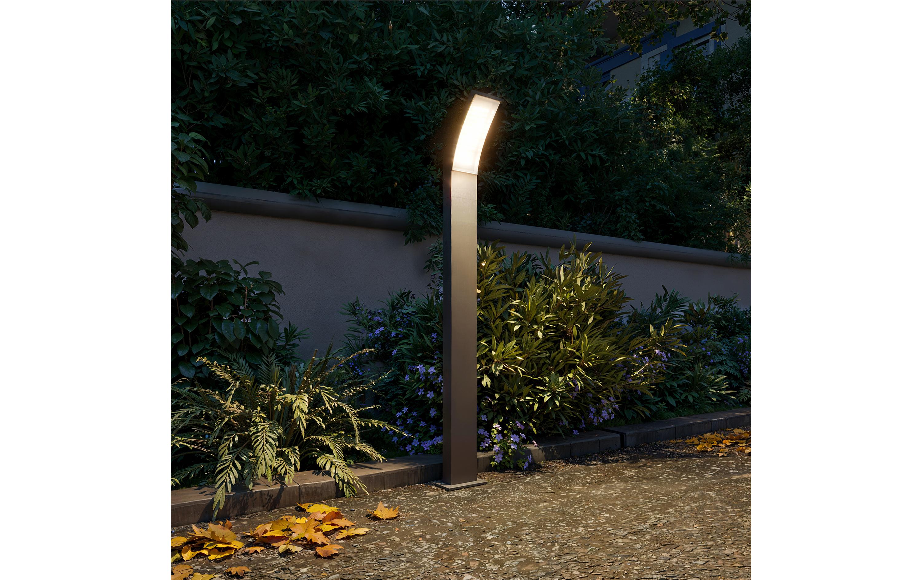 Philips Gartenlicht Splay, 4.3W, 2700 K, 800 lm, Anthrazit