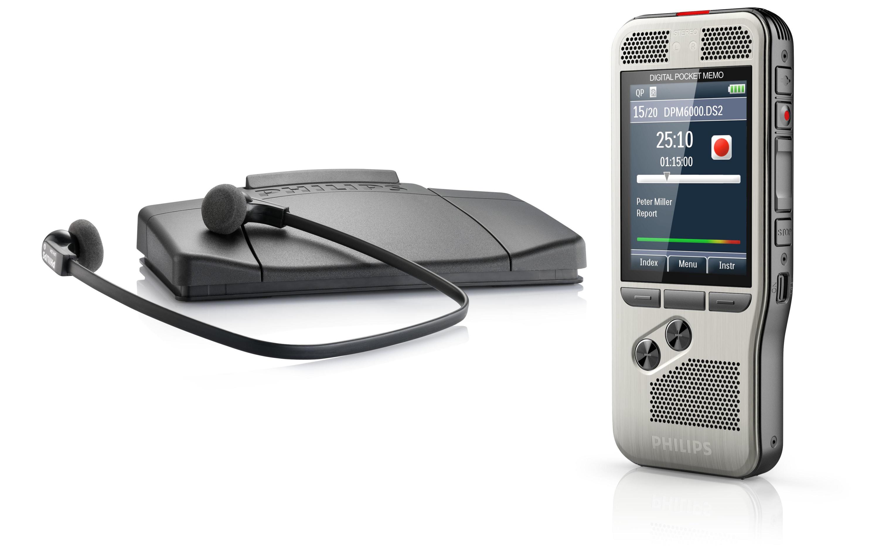 Philips Diktiergerät Starter Set DPM6700