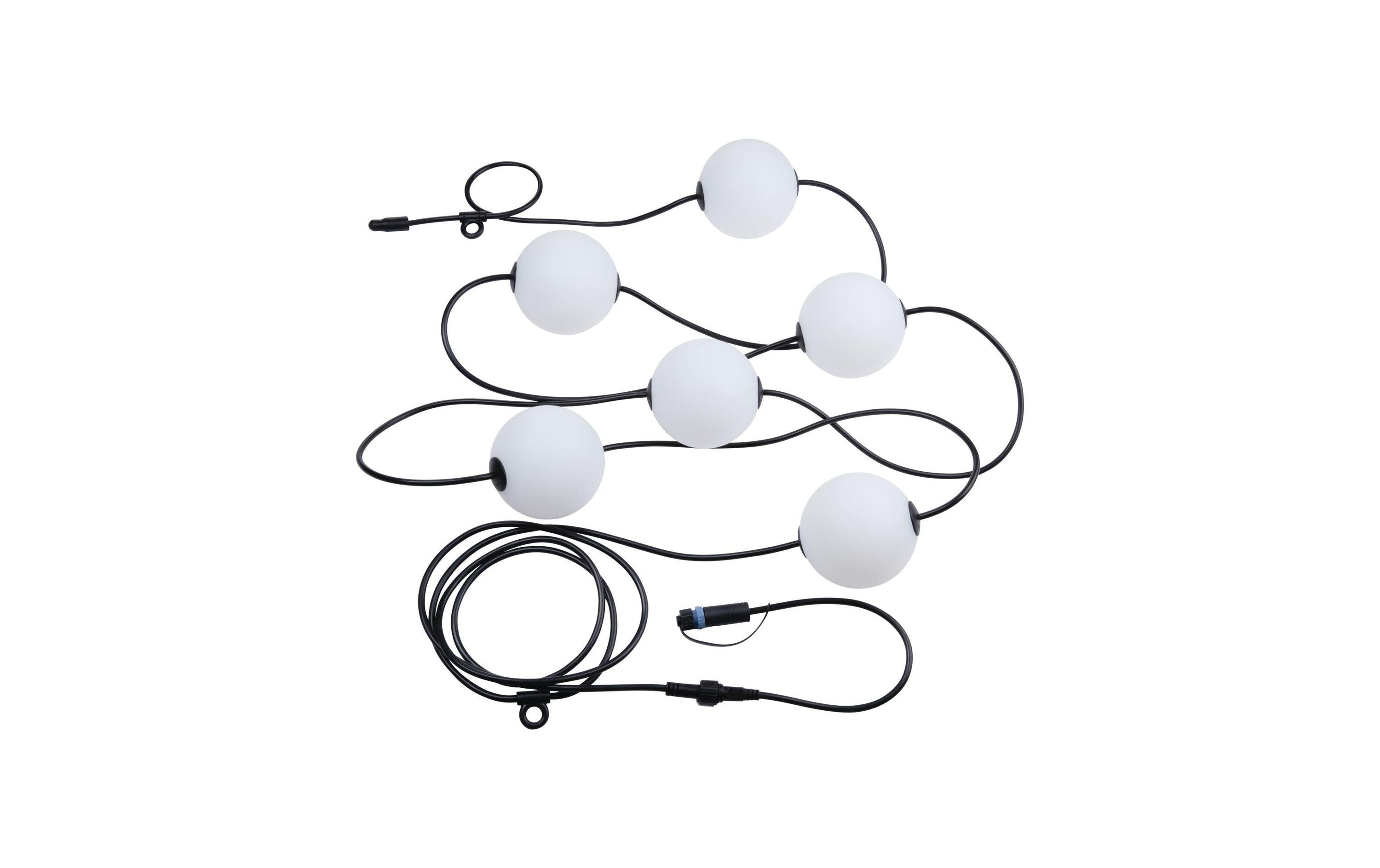 Paulmann LED Lichterkette Plug & Shine Naima 5.88 m, WW, Schwarz Paulmann LED Lichterkette Plug & Shine Naima 5.88 m, WW, Schwarz