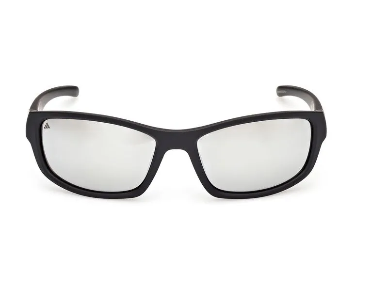 adidas ES0005 Sport Sonnenbrille Matte Black, Smoke Mirror