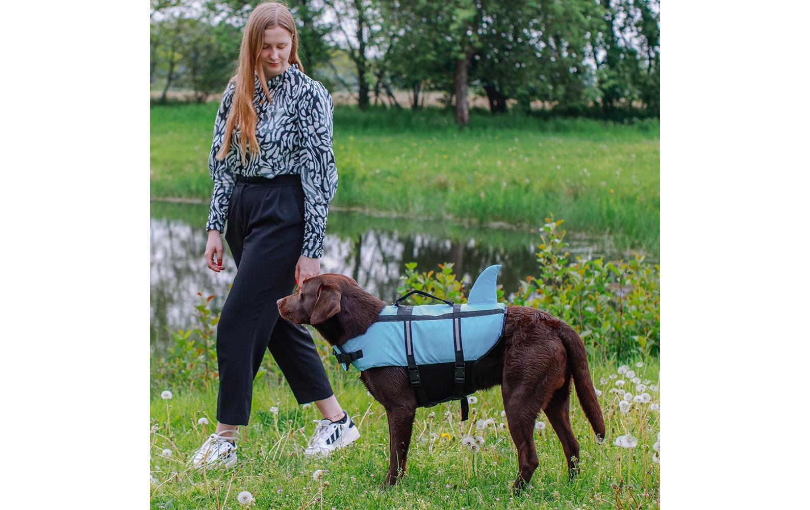 Nobby Schwimmweste Sharki L, 40 cm, Blau