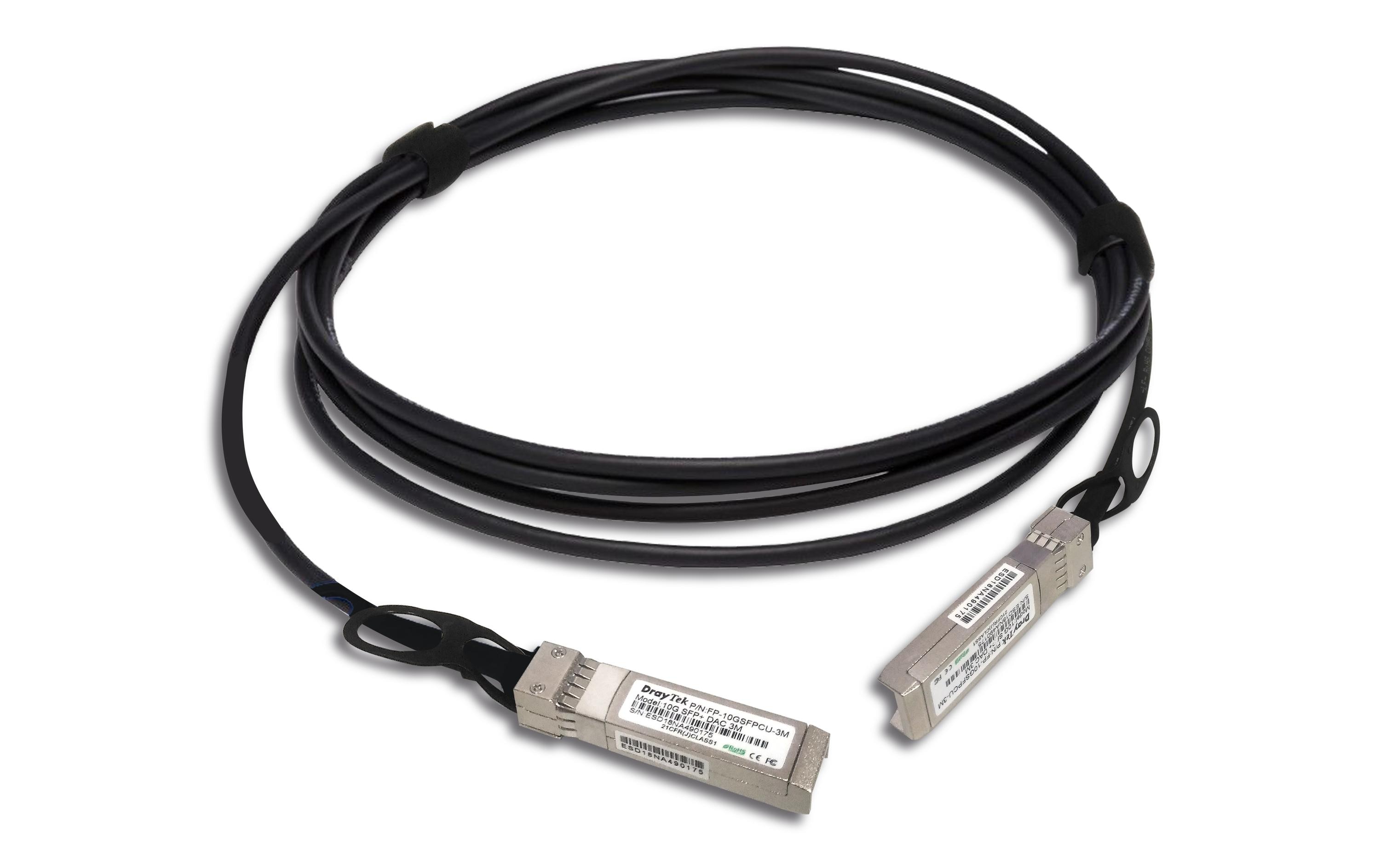 DrayTek Direct Attach Kabel v10GDAC-1m-DE-AT-CH SFP+/SFP+ 1 m