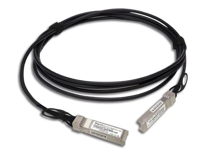 DrayTek Direct Attach Kabel v10GDAC-1m-DE-AT-CH SFP+/SFP+ 1 m DrayTek Direct Attach Kabel v10GDAC-1m-DE-AT-CH SFP+/SFP+ 1 m