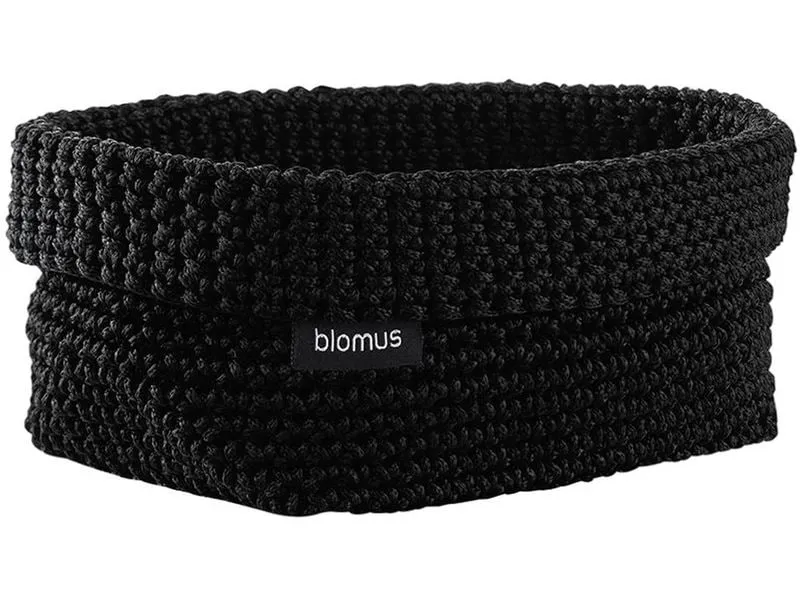 Blomus Aufbewahrungskorb Tela L Schwarz Blomus Aufbewahrungskorb Tela L Schwarz