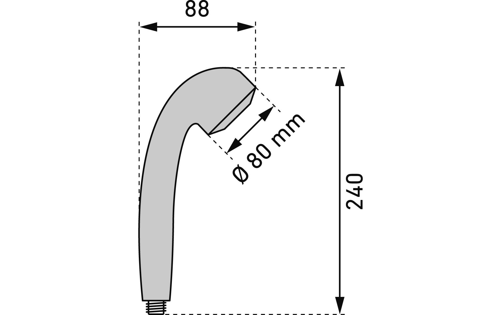 diaqua® EXCLUSIVE, Duschbrause Baronessa Ghiera