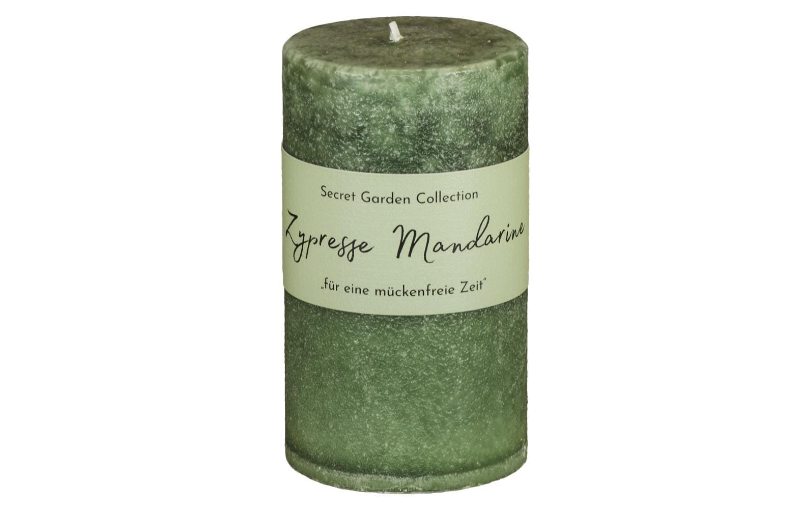 Schulthess Kerzen Zylinderkerze Secret Garden Zypresse Mandarin 12 cm