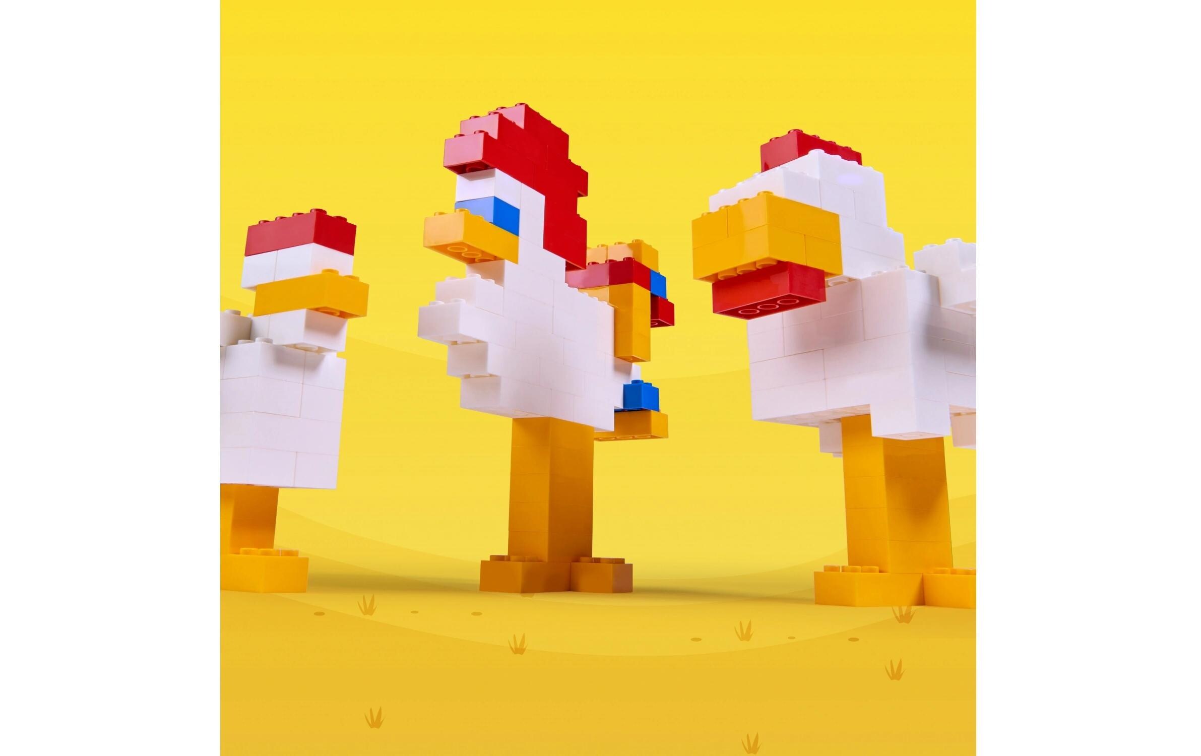 BLOX Bausteine 100 rote 4er Steine