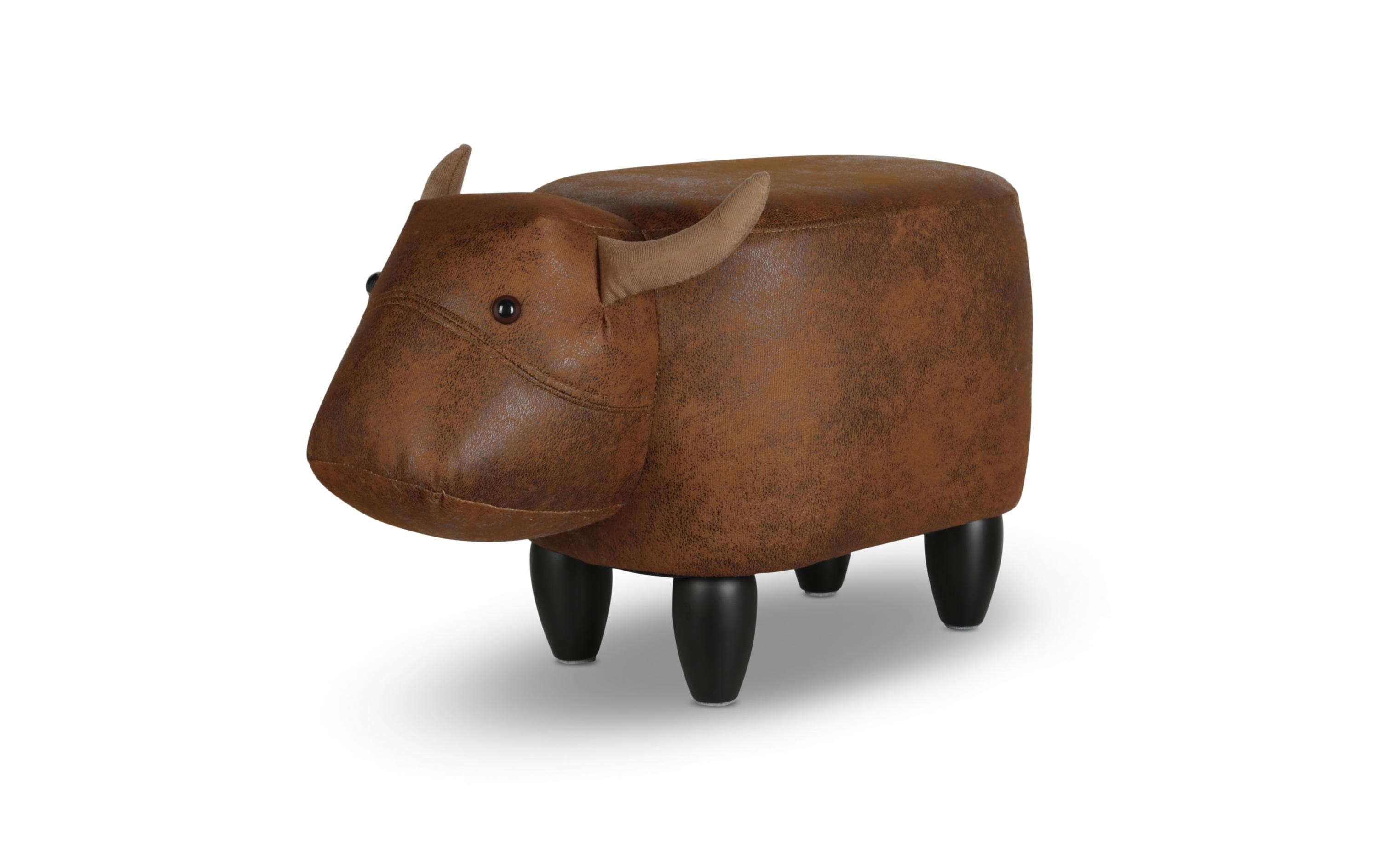 zoosy Kinderhocker Kuh Bruna Braun zoosy Kinderhocker Kuh Bruna Braun