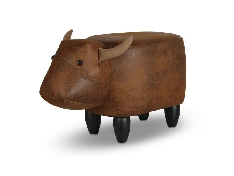 zoosy Kinderhocker Kuh Bruna Braun