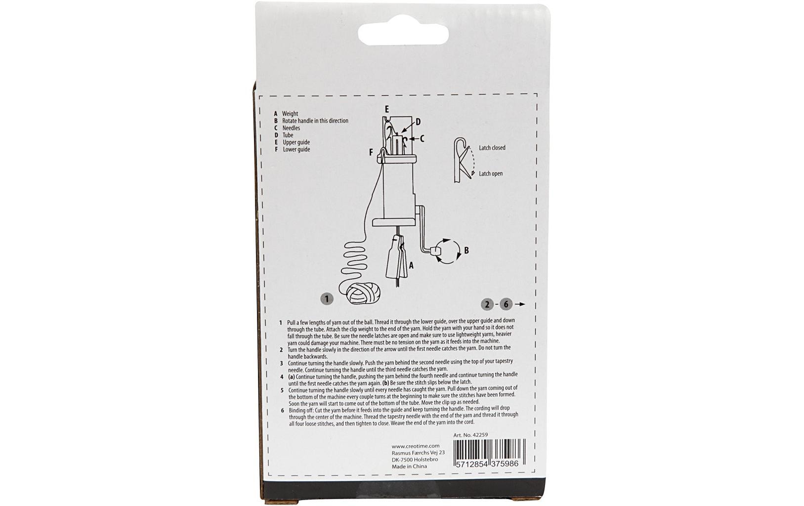 Creativ Company Strickmühle für leichte Wollgarne